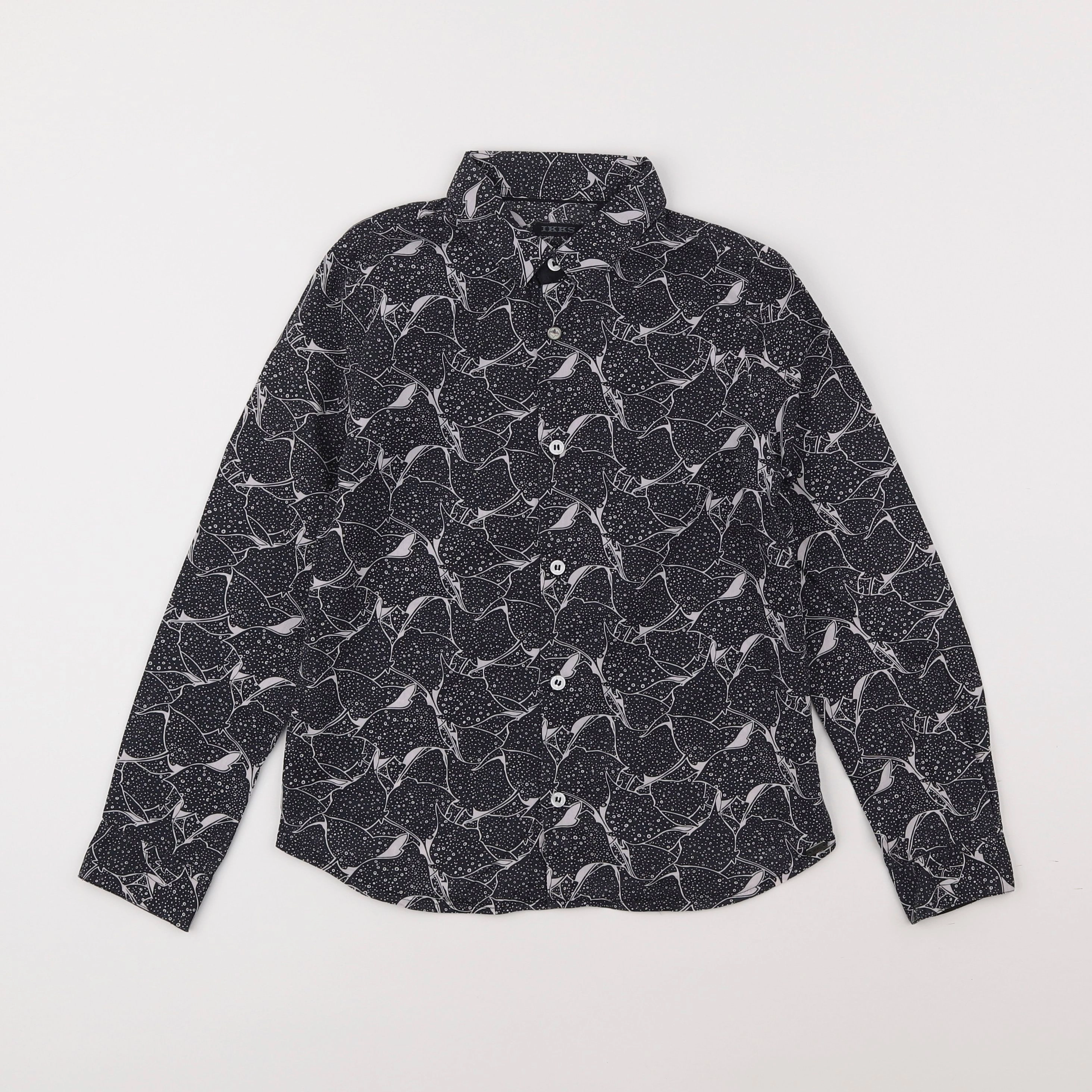 IKKS - chemise gris - 8 ans