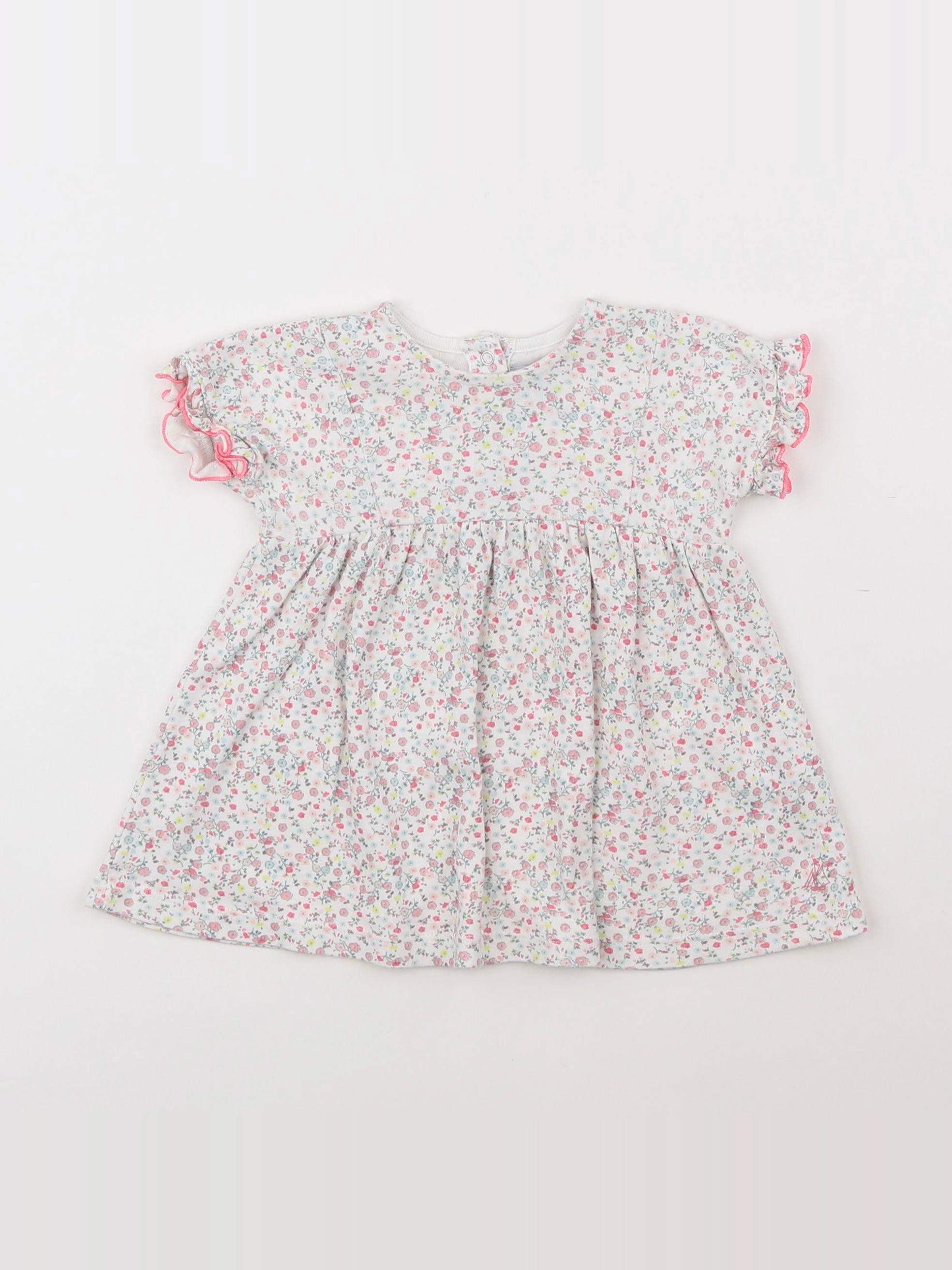 Petit Bateau - robe multicolore - 6 mois