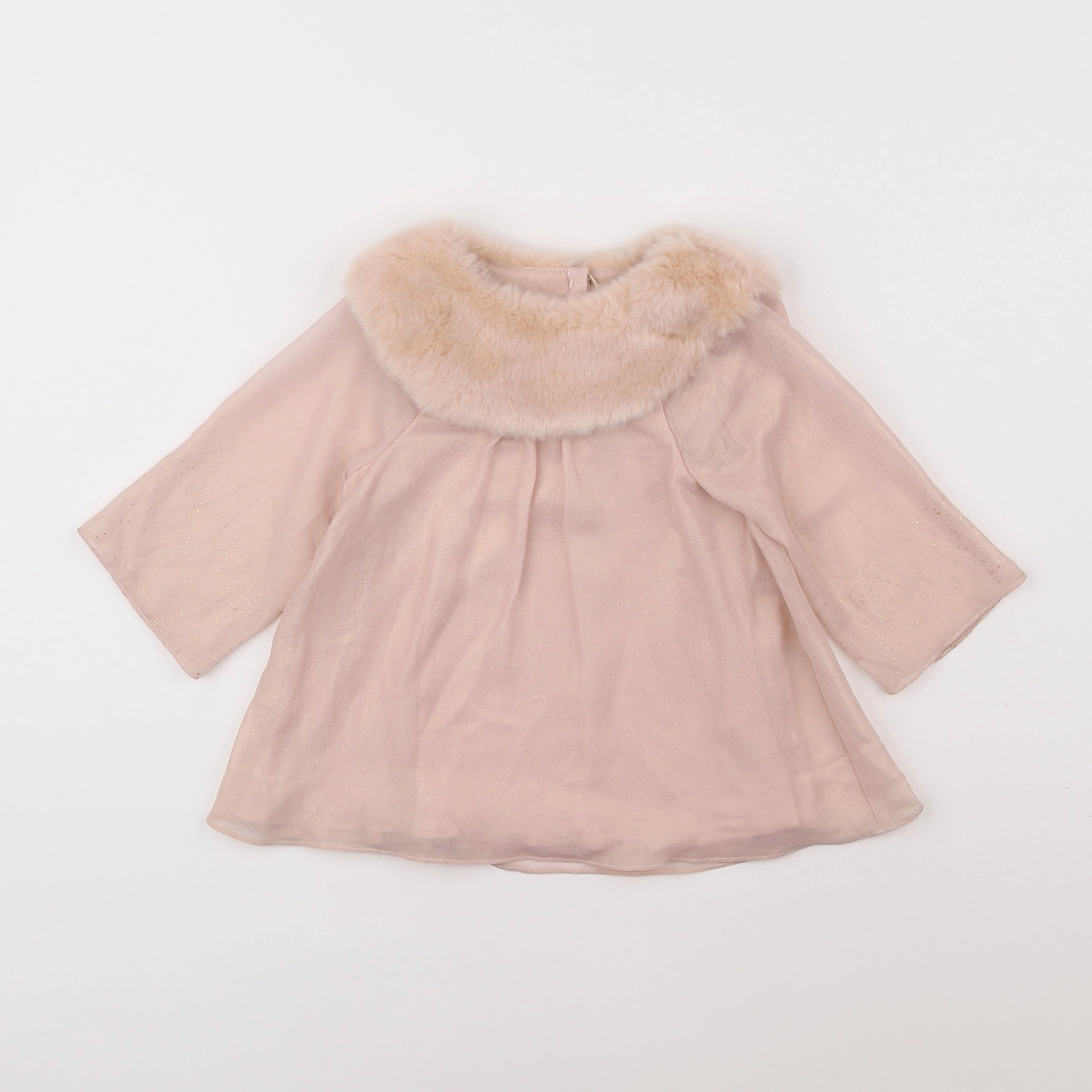 Tia Aina - robe rose - 12 mois