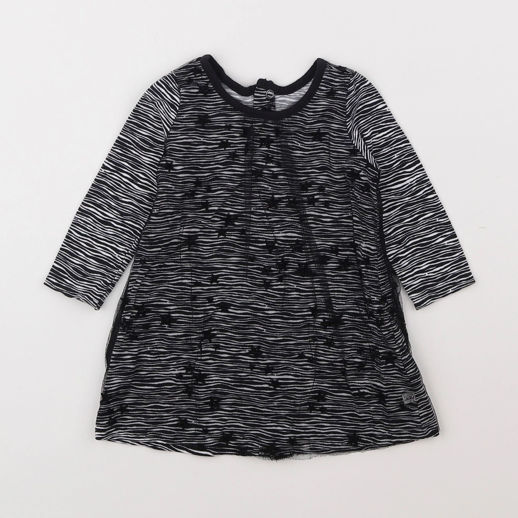 IKKS - robe noir - 6 mois