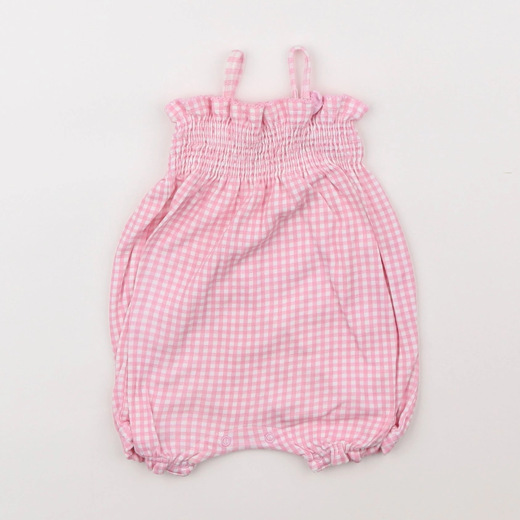 Petit Bateau - combinaison blanc, rose - 3 mois