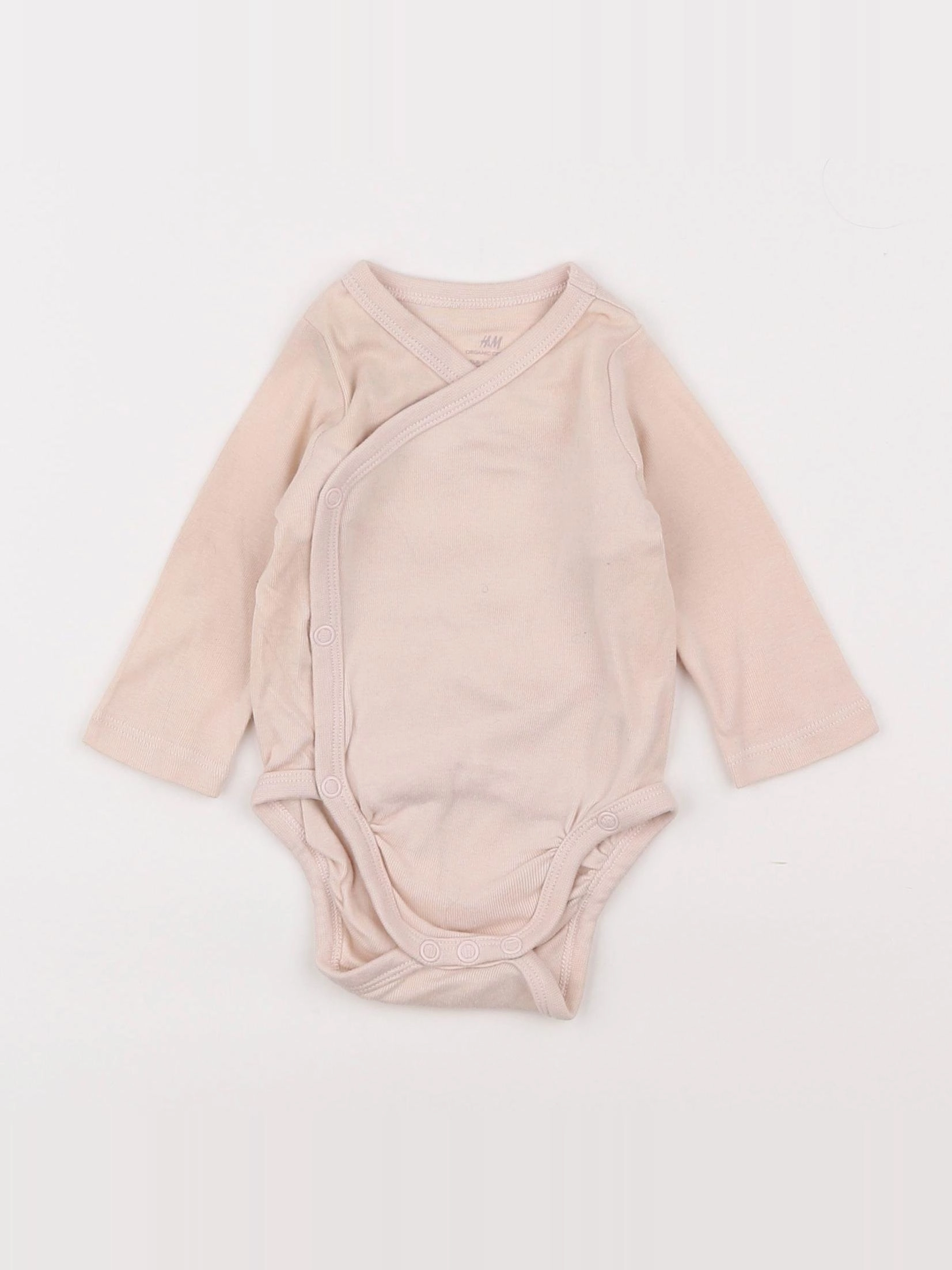 H&M - body rose - 1/3 mois