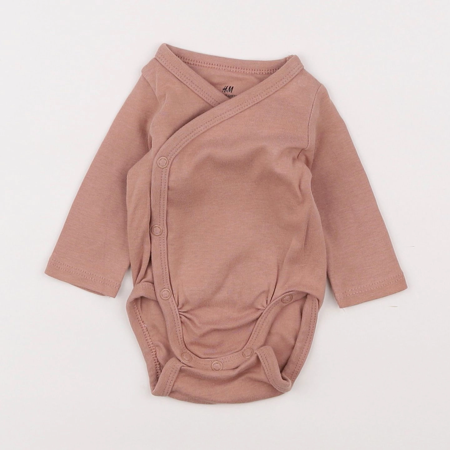 H&M - body rose - 0/1 mois