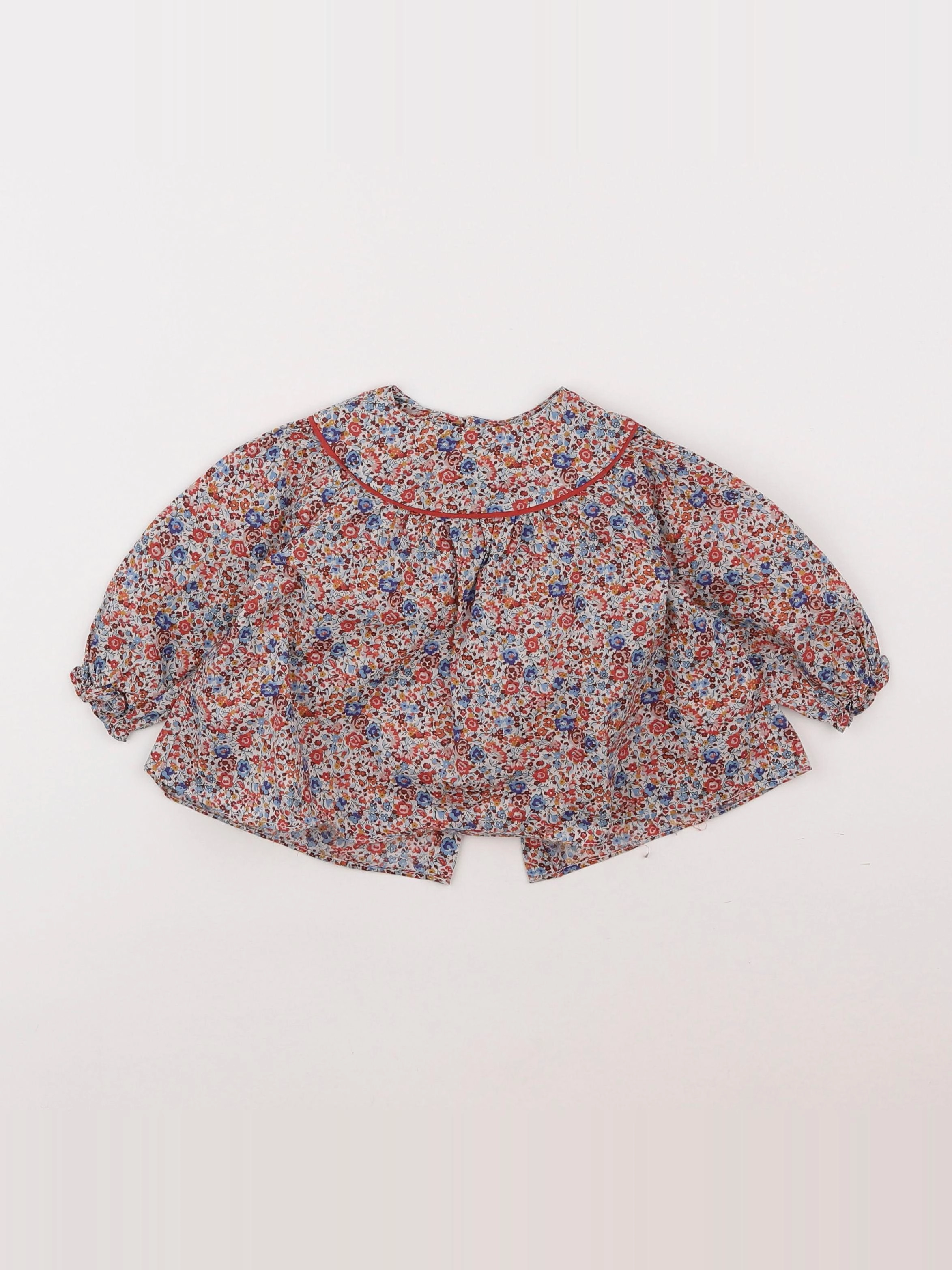 Cyrillus - blouse multicolore - 12 mois