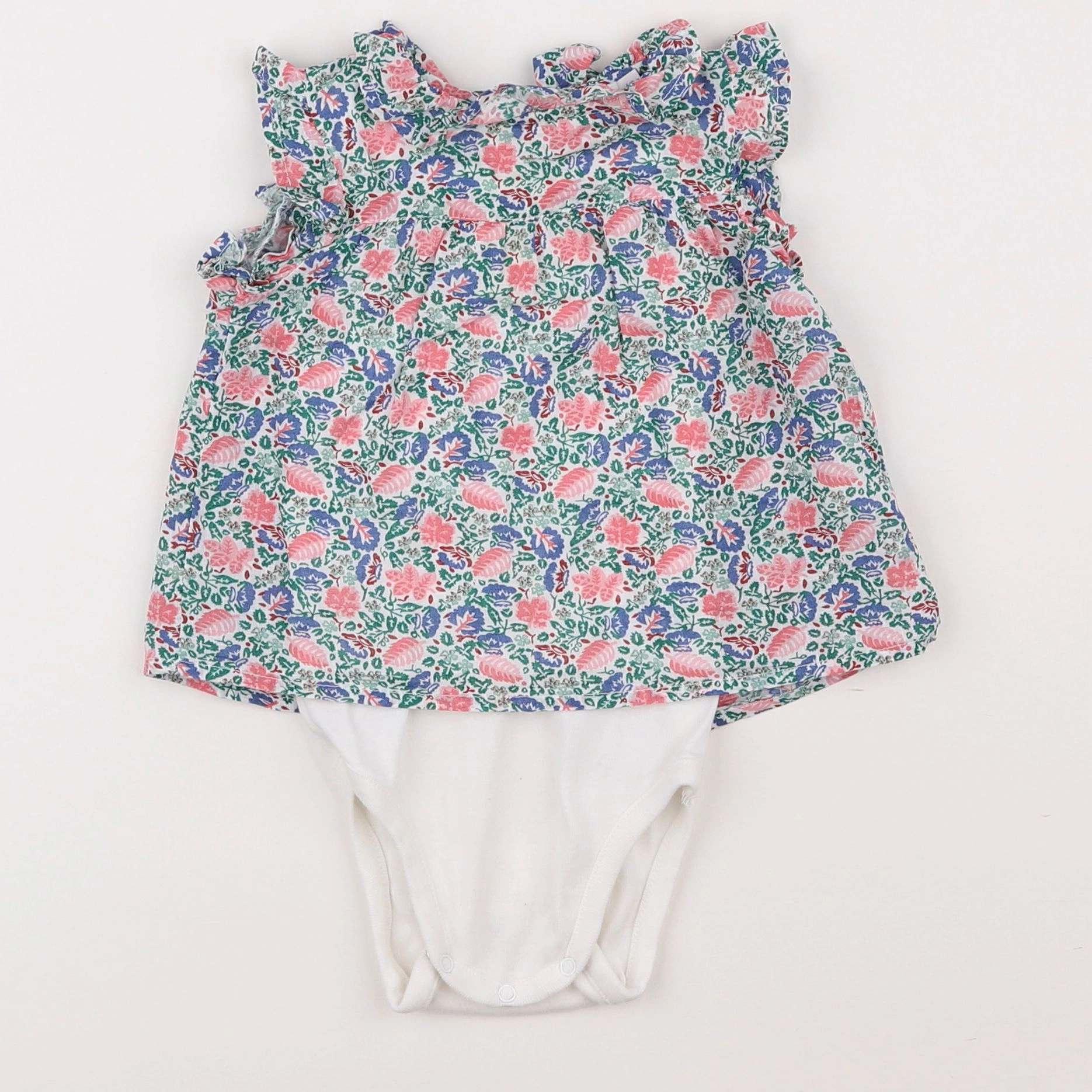 Boutchou - body blouse multicolore - 6 mois