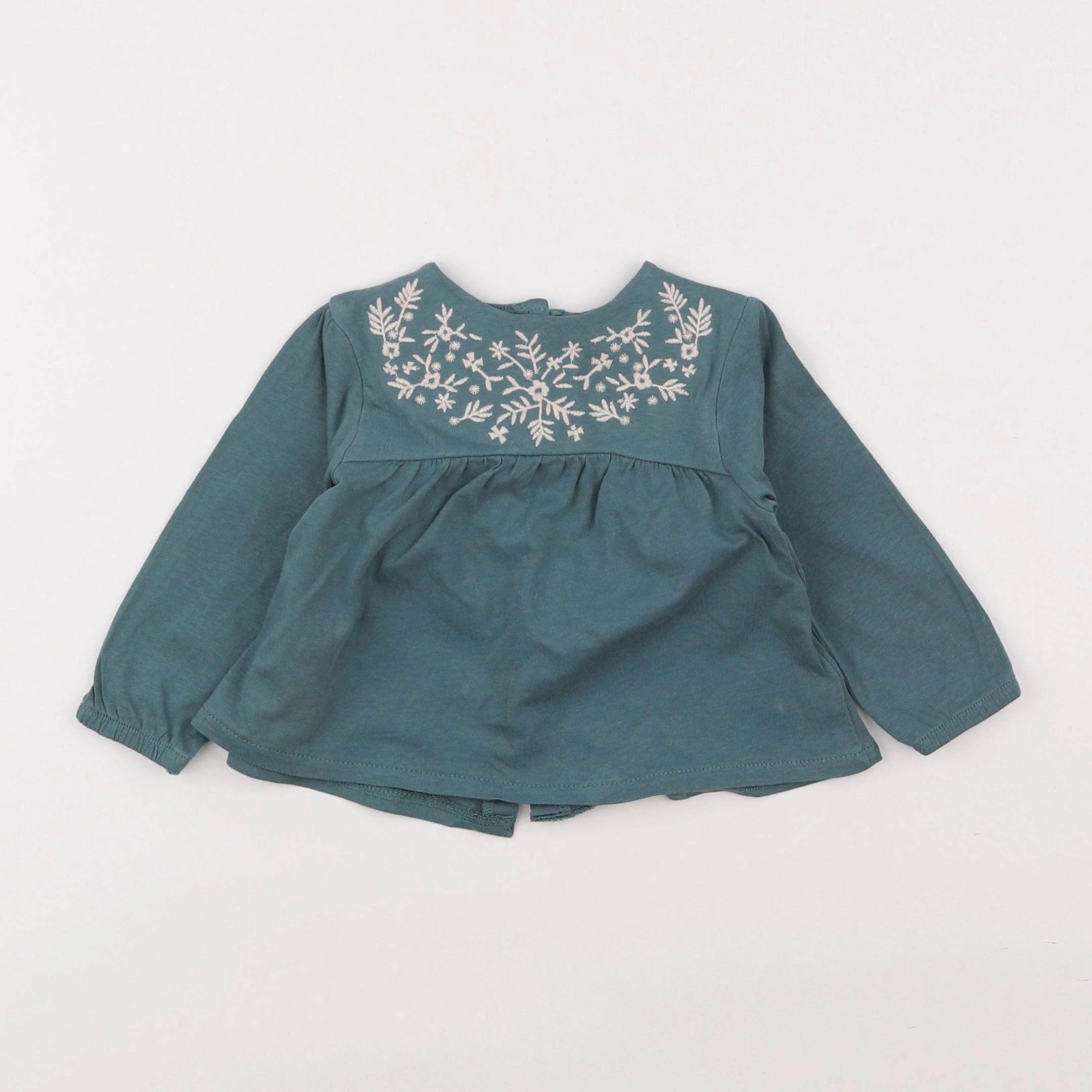 Boutchou - tee-shirt vert - 6 mois