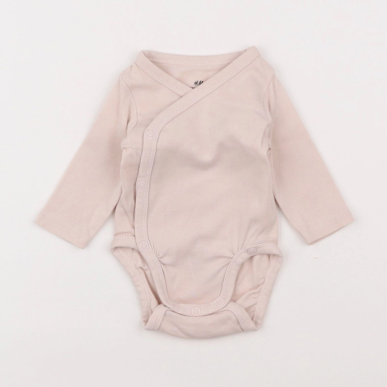 H&M - body rose - 0/1 mois