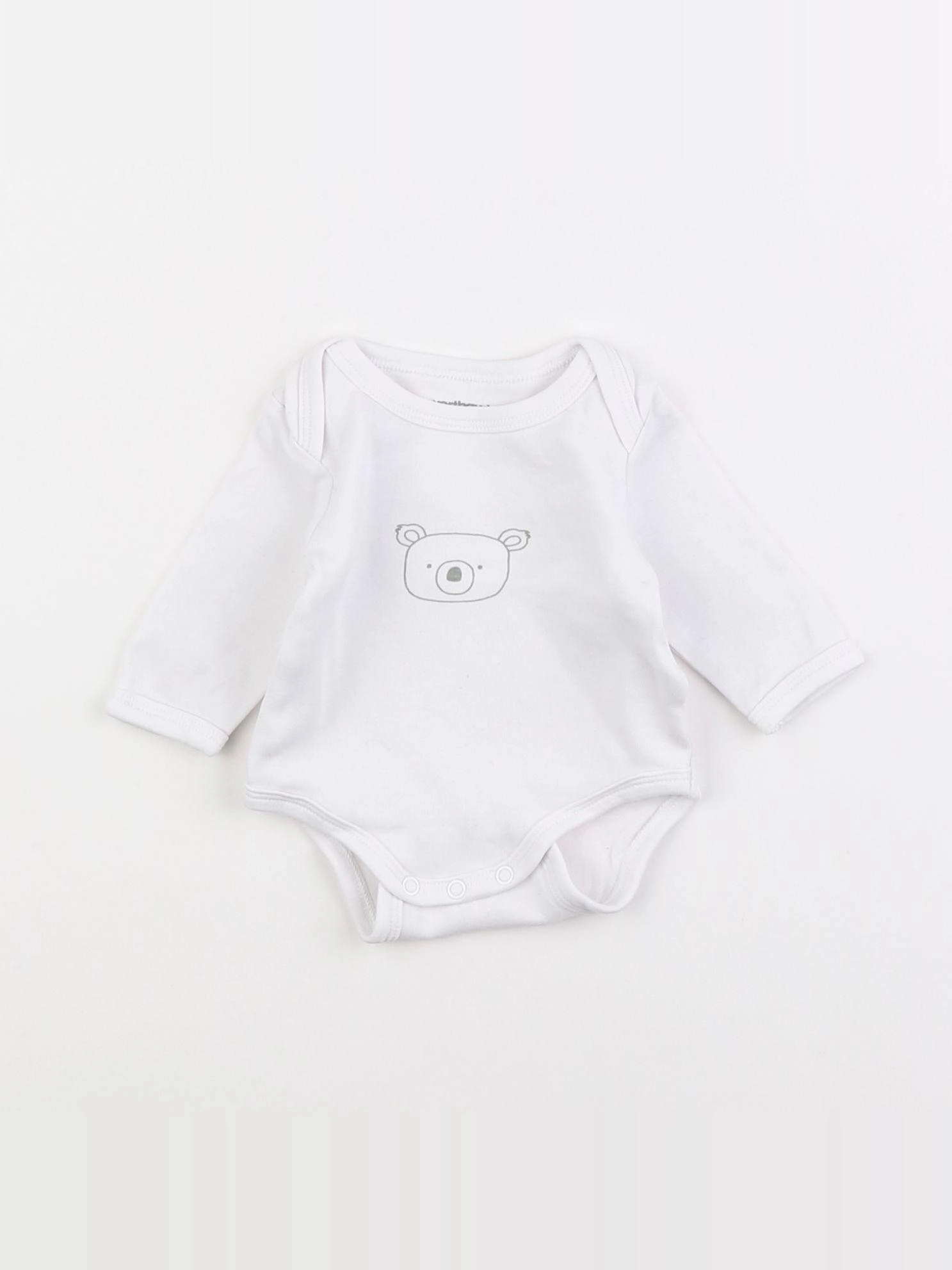 Vertbaudet - body blanc - 1 mois