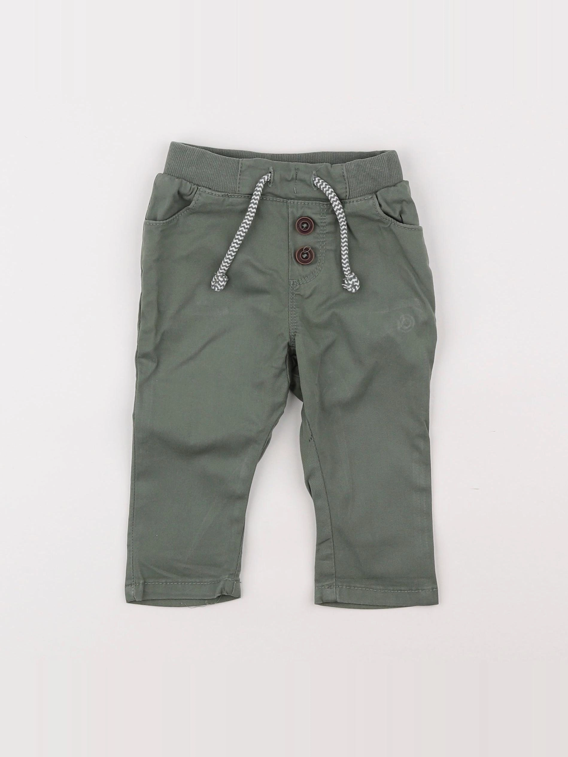 Tape à l'oeil - pantalon vert - 9 mois