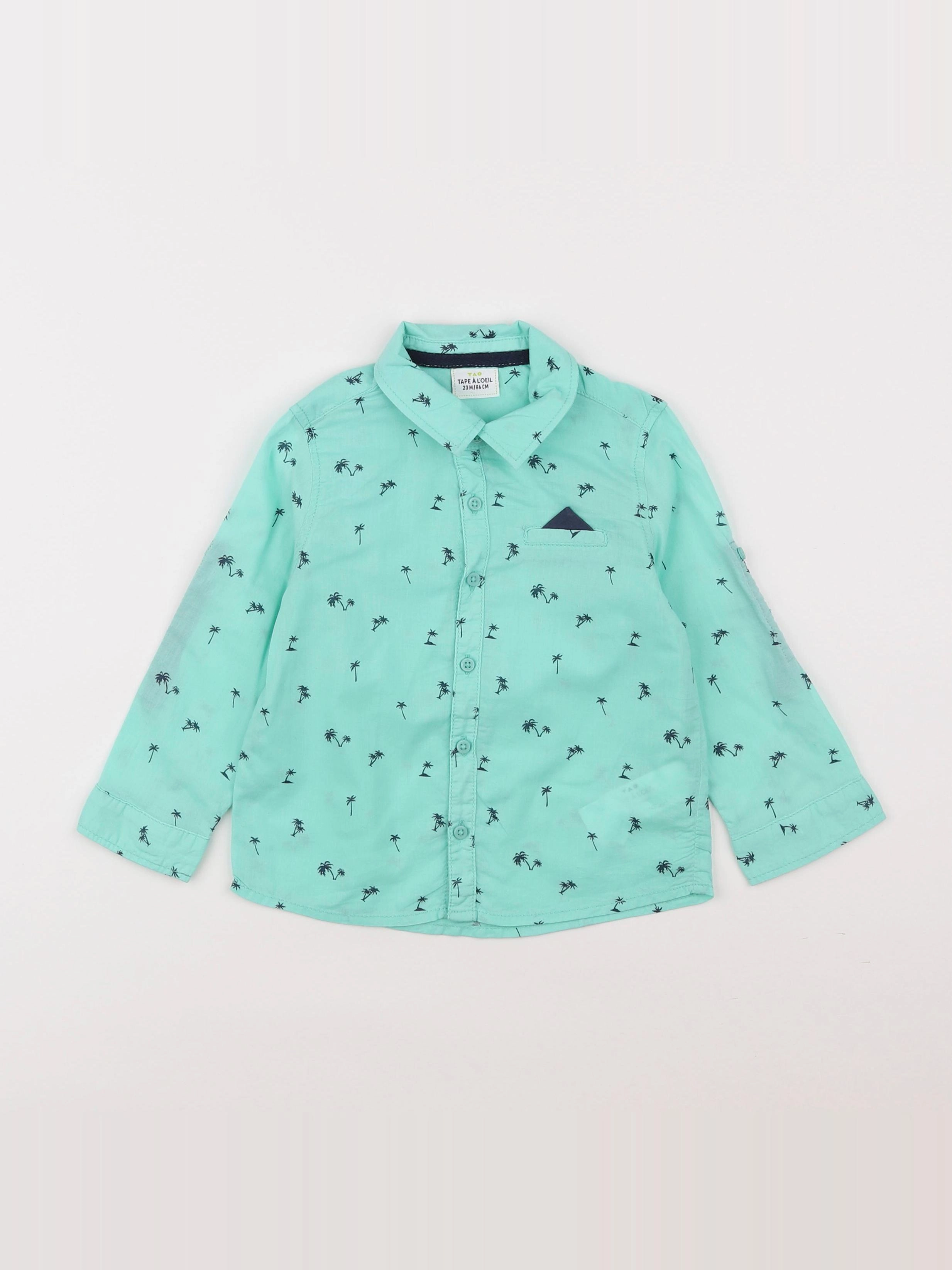 Tape à l'oeil - chemise vert - 2 ans