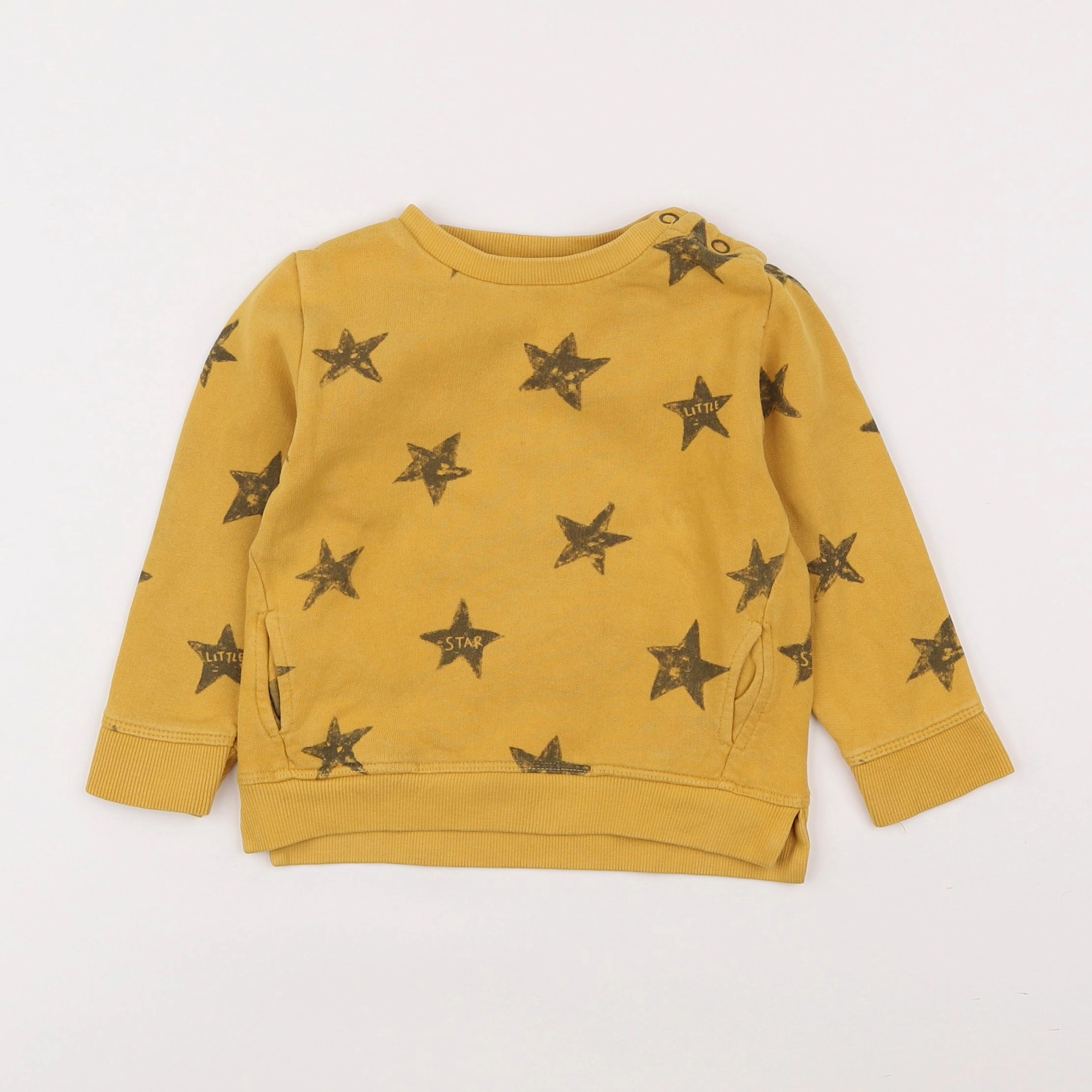 Tape à l'oeil - sweat jaune - 2 ans