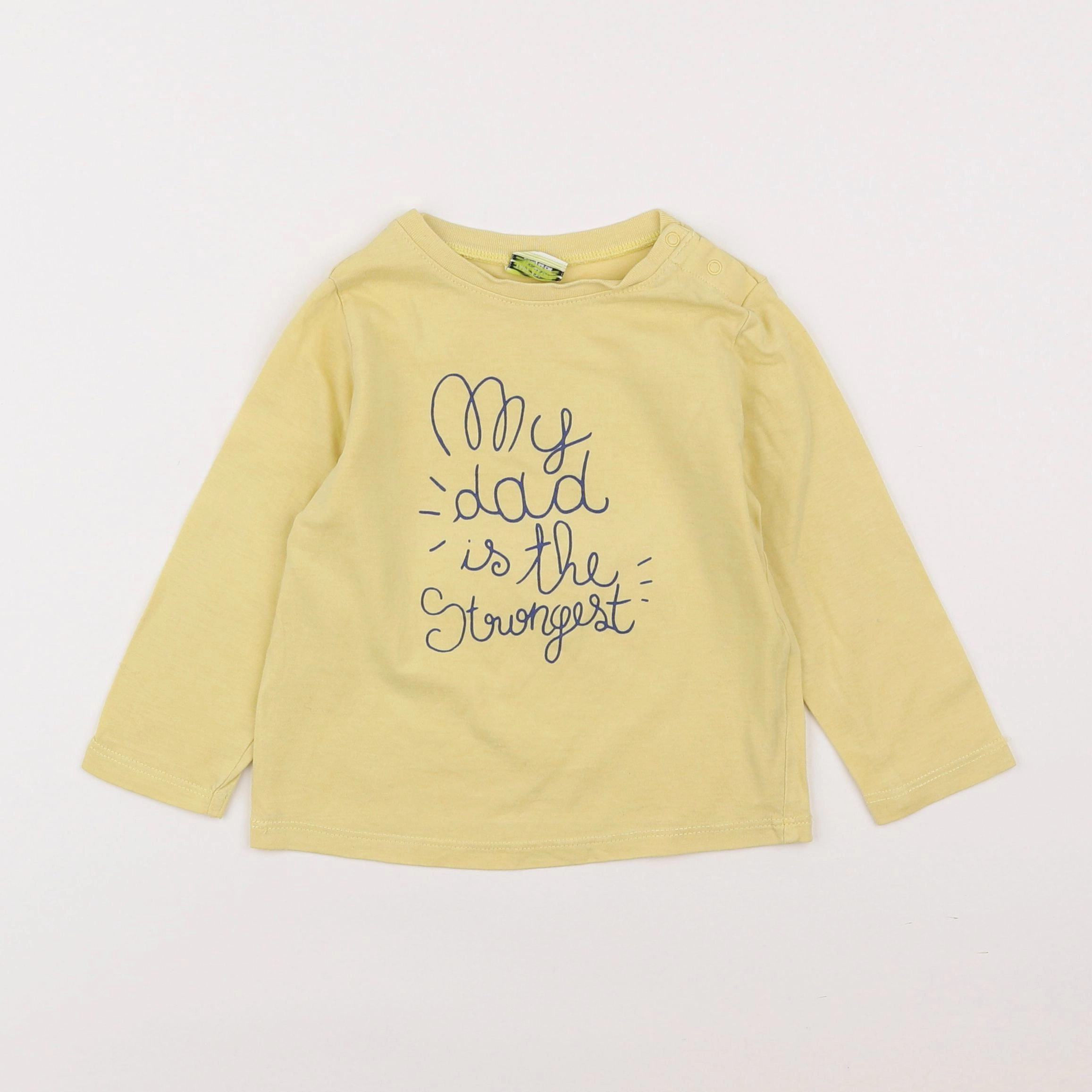 Tape à l'oeil - tee-shirt jaune - 2 ans