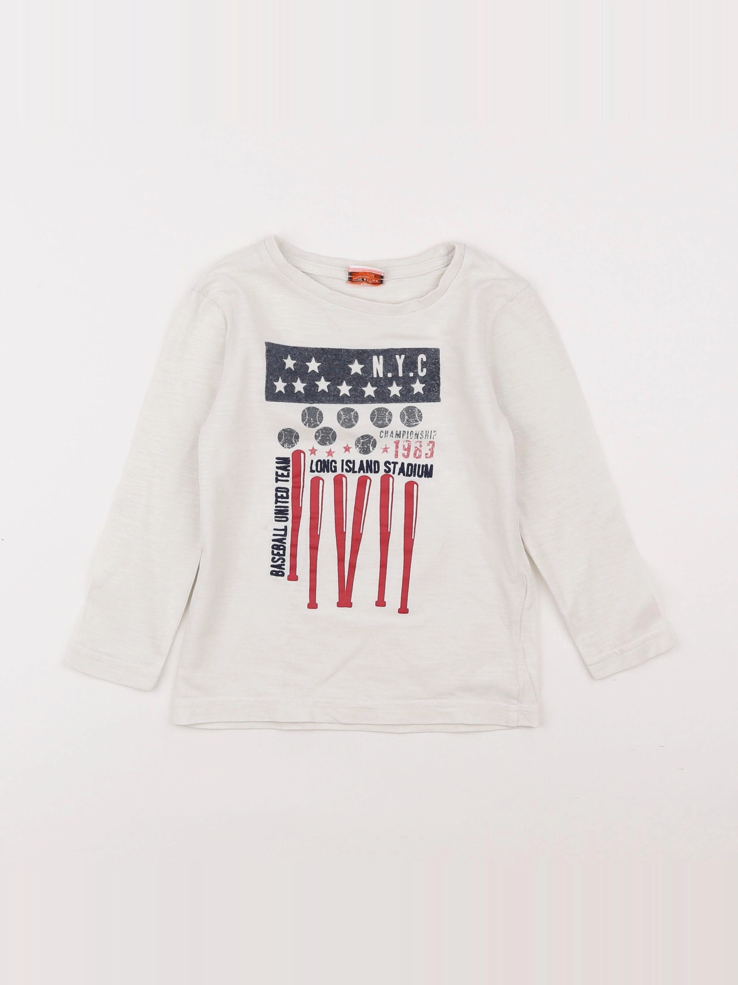 Tape à l'oeil - tee-shirt blanc - 3 ans