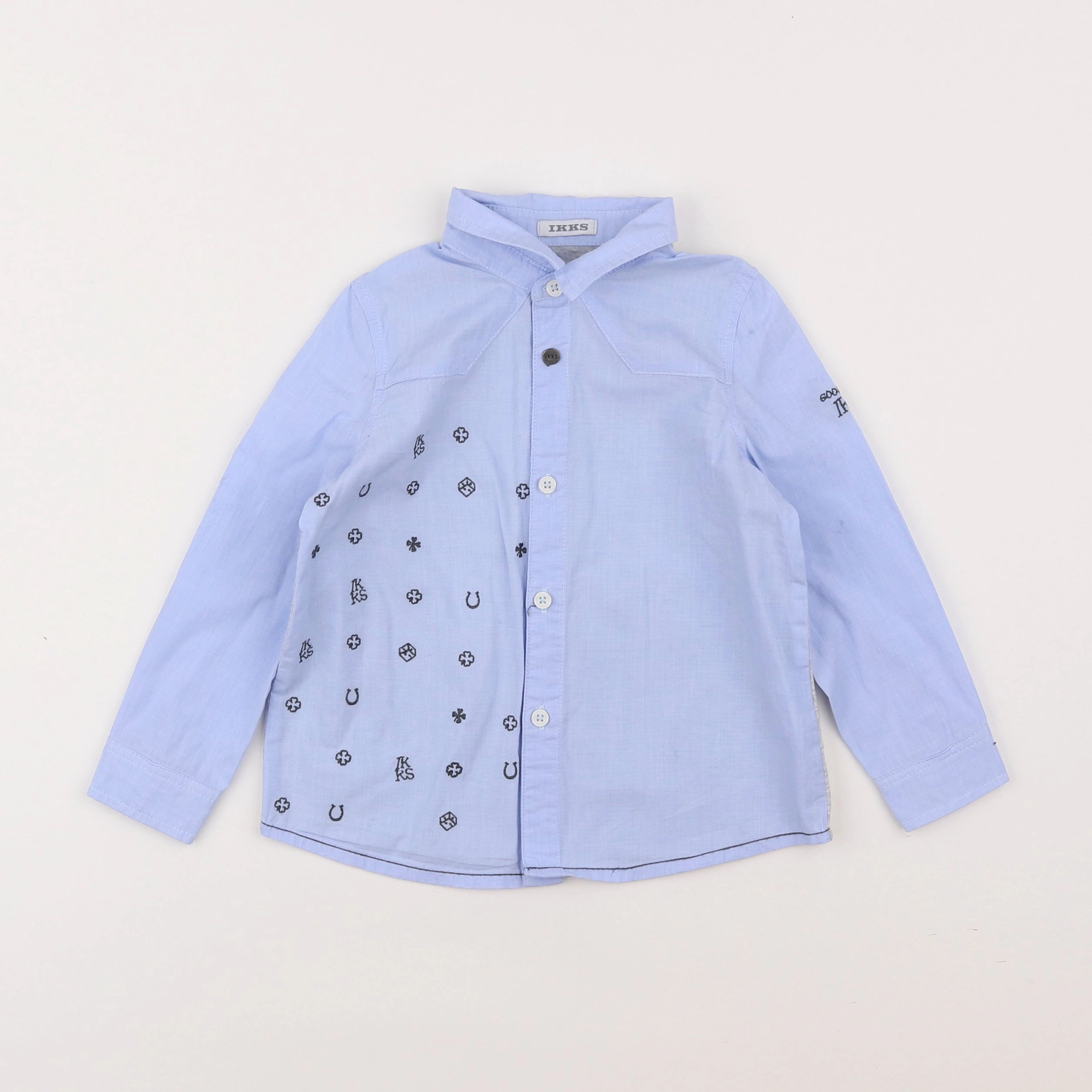 IKKS - chemise bleu - 2 ans
