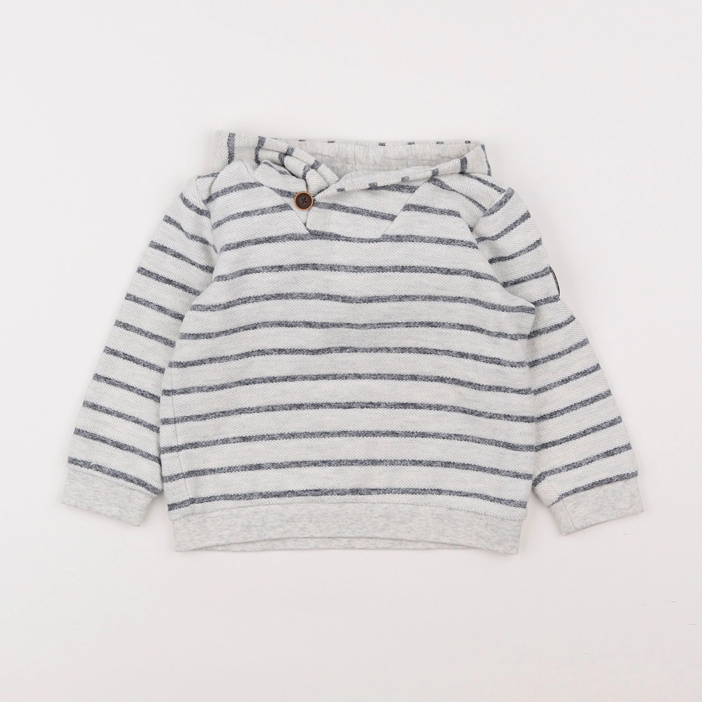 Tape à l'oeil - sweat gris - 2 ans