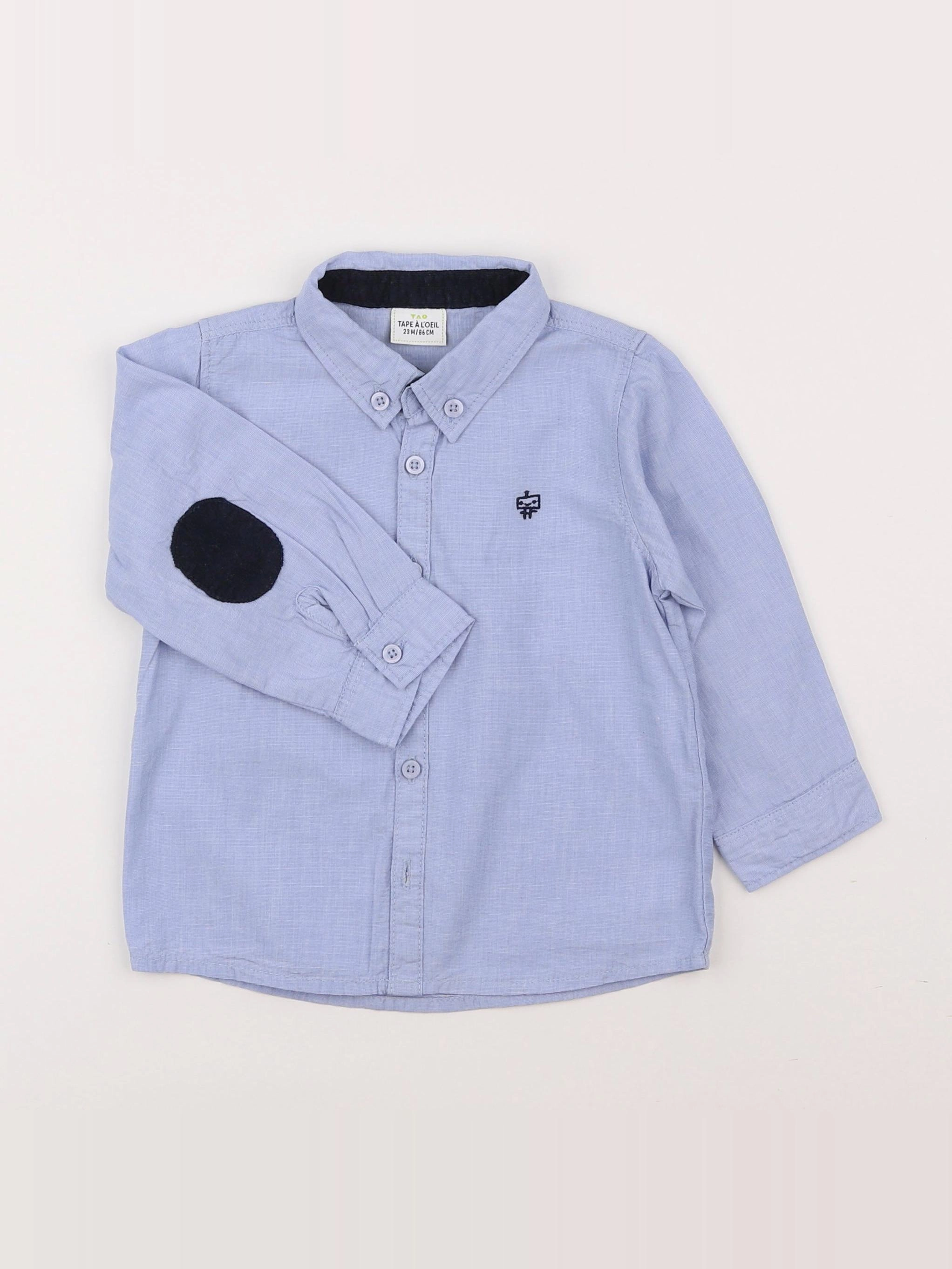 Tape à l'oeil - chemise bleu - 2 ans