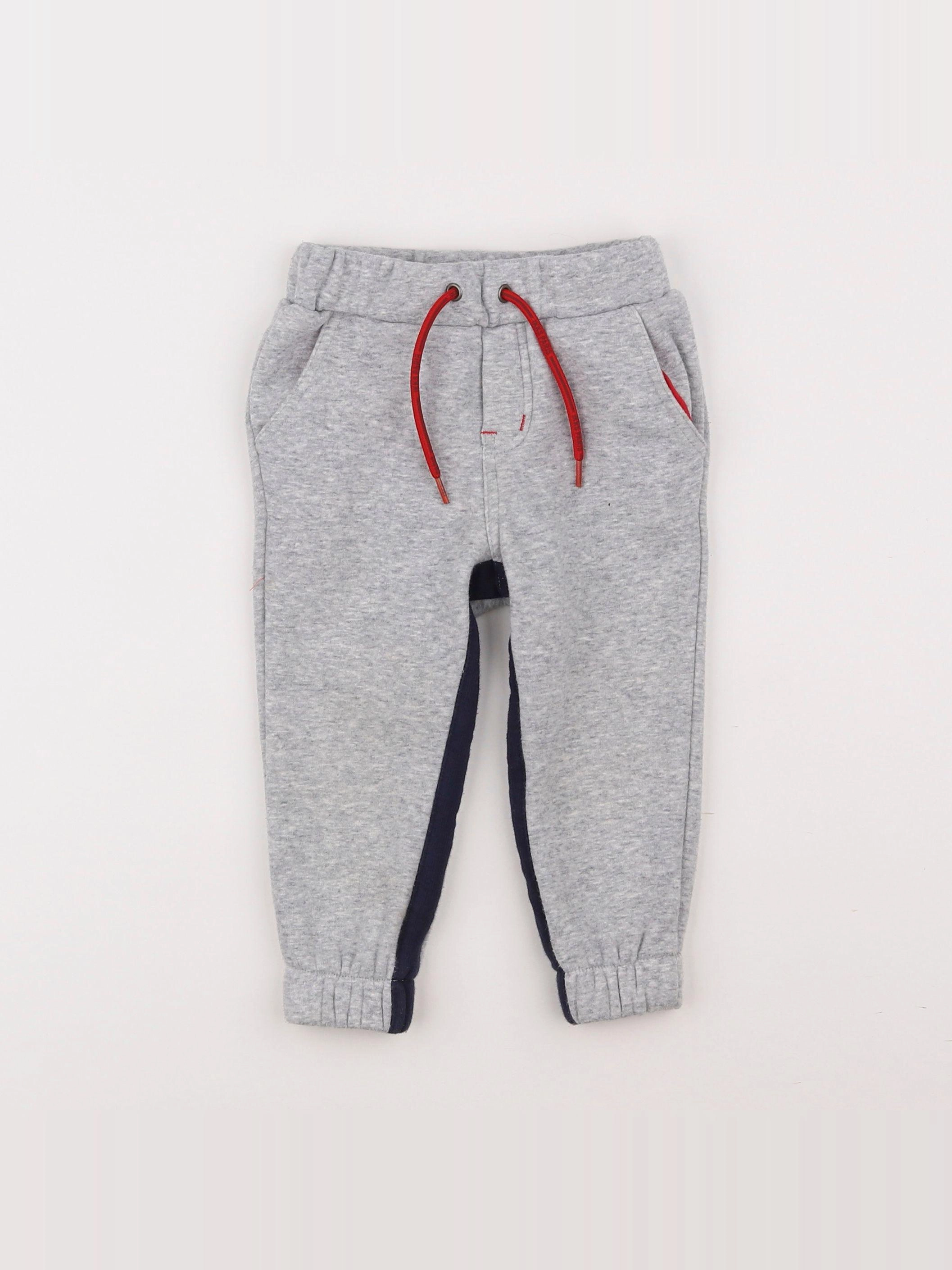 IKKS - jogging doublé gris - 18 mois