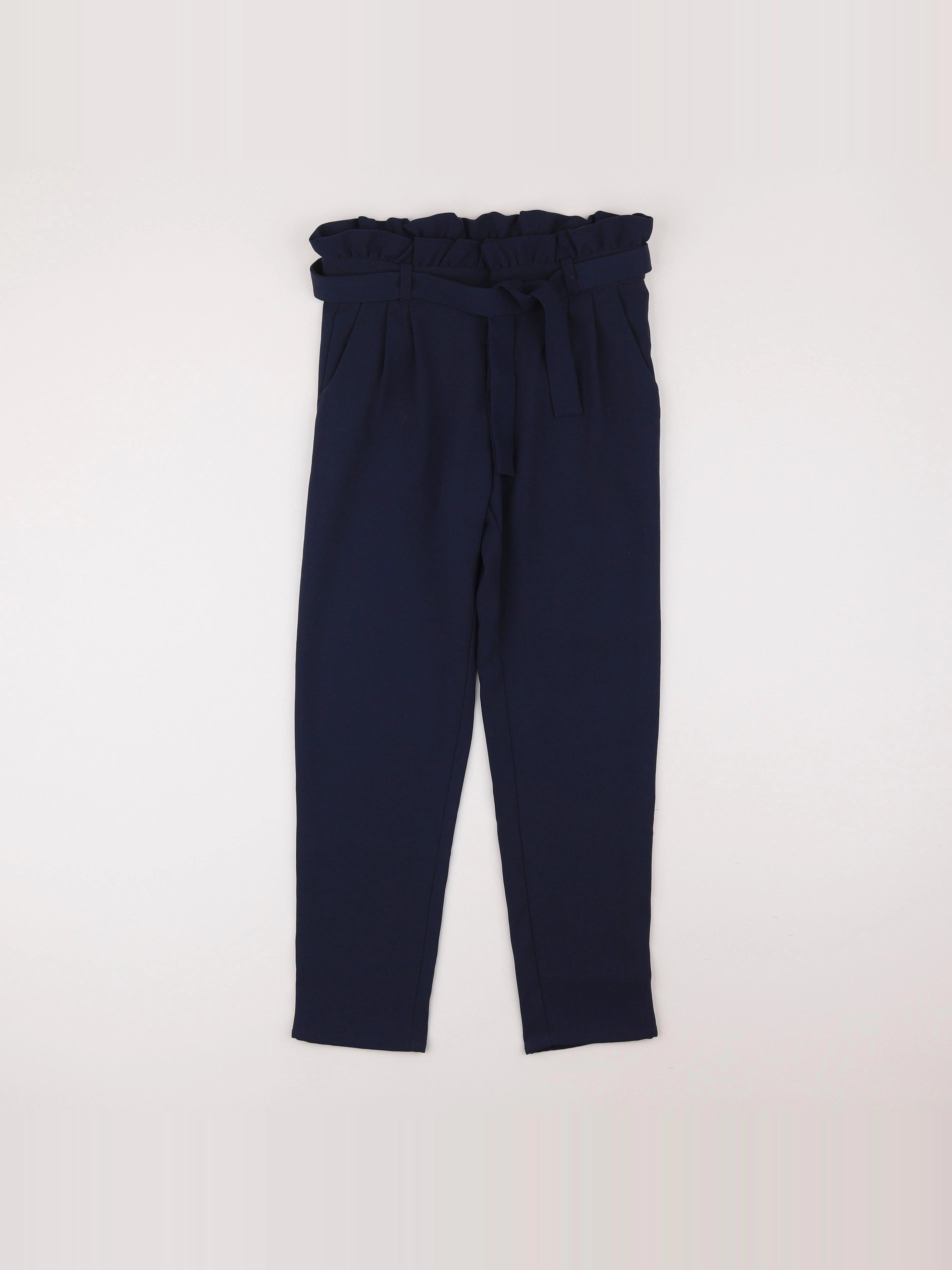 IKKS - pantalon bleu - 10 ans