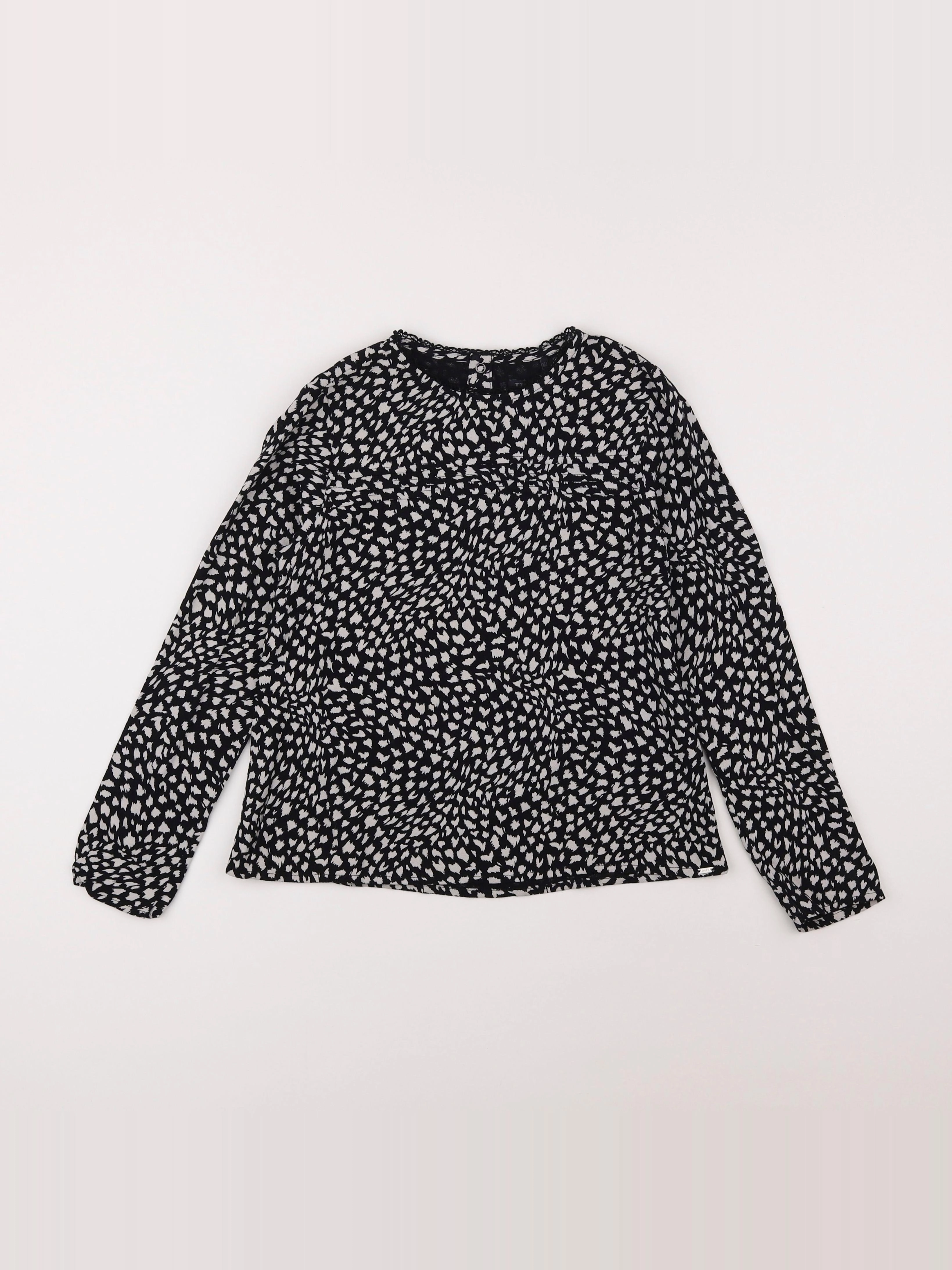 IKKS - blouse noir - 10 ans