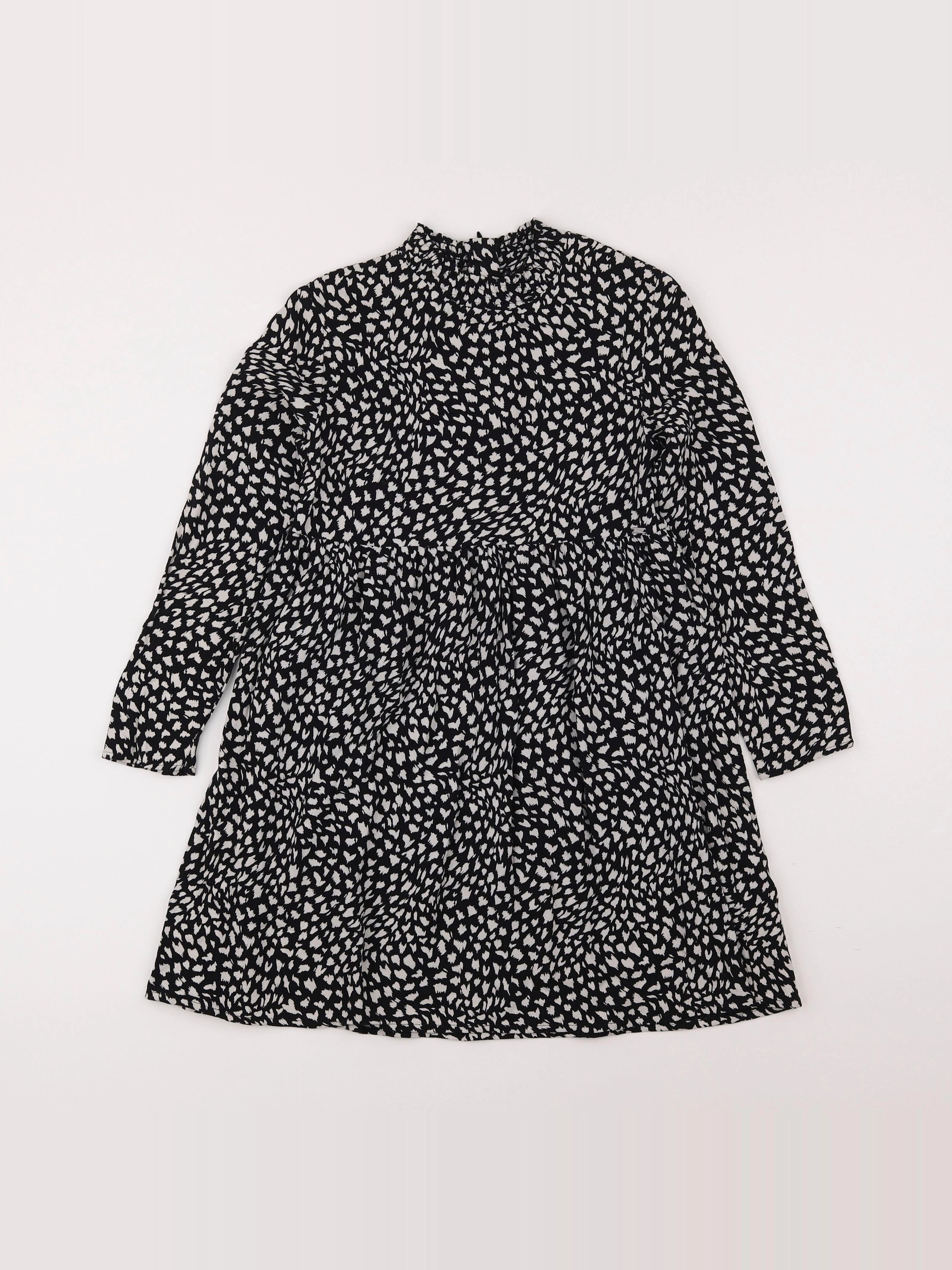 IKKS - robe noir - 8 ans