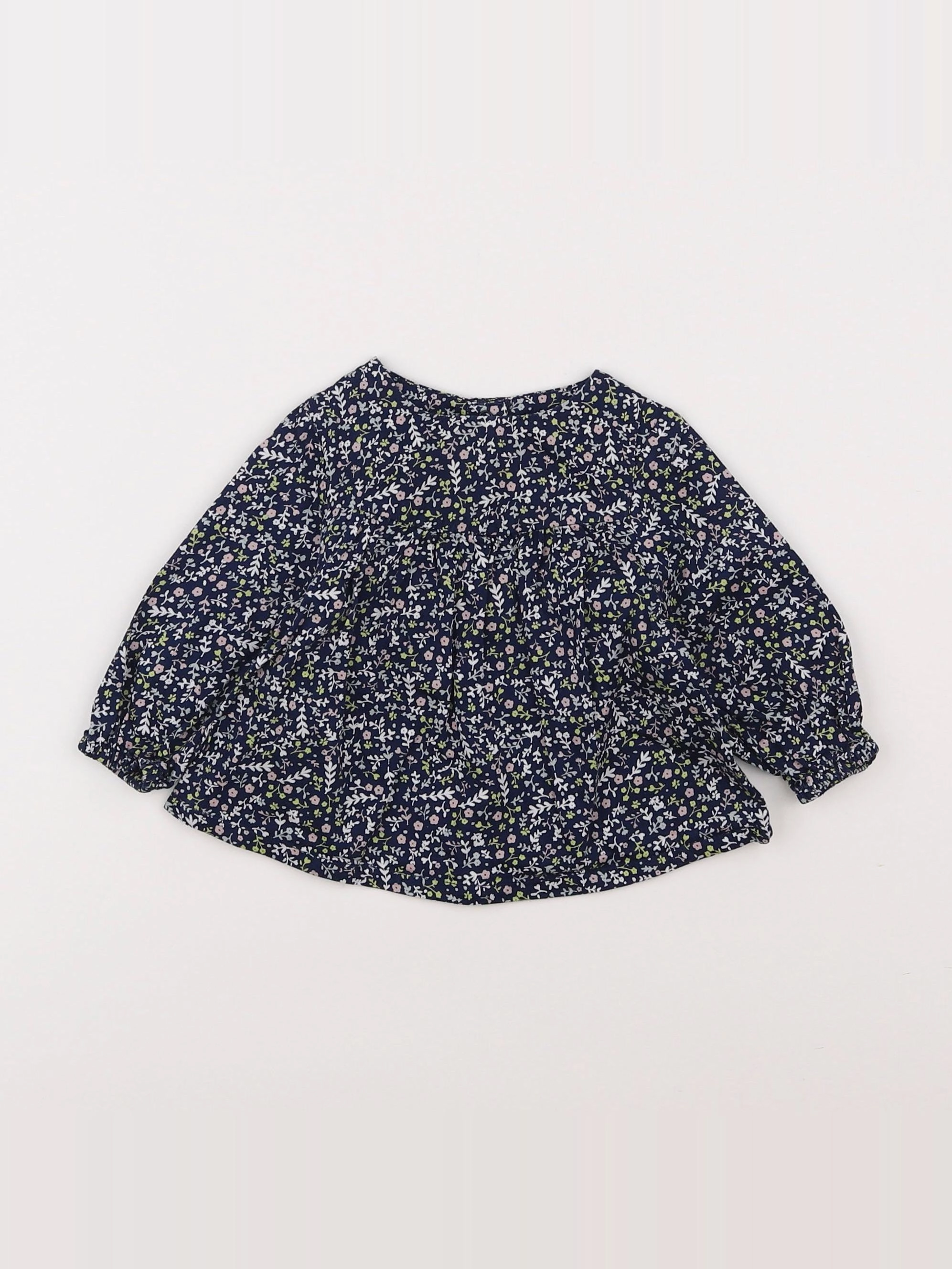 Tape à l'oeil - blouse bleu - 6 mois