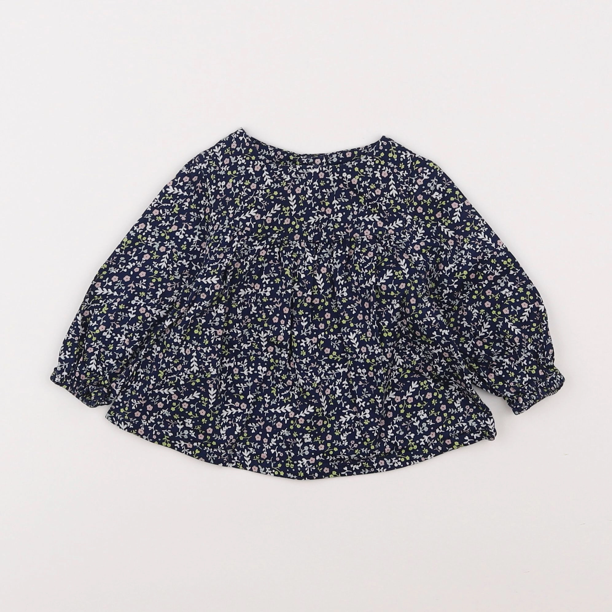 Tape à l'oeil - blouse bleu - 6 mois