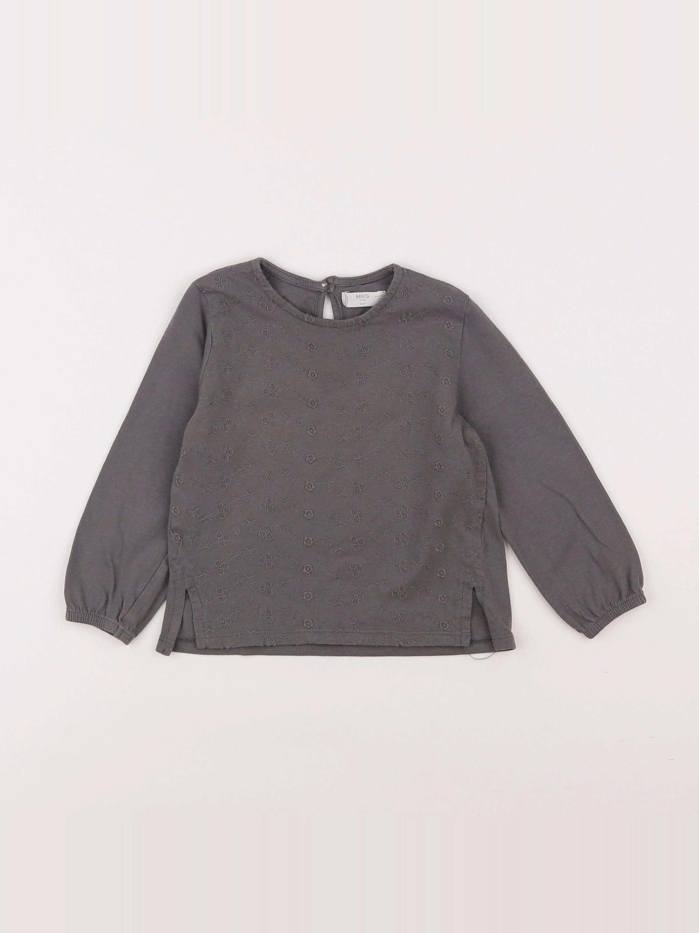 Mango - tee-shirt gris - 18 mois à 2 ans