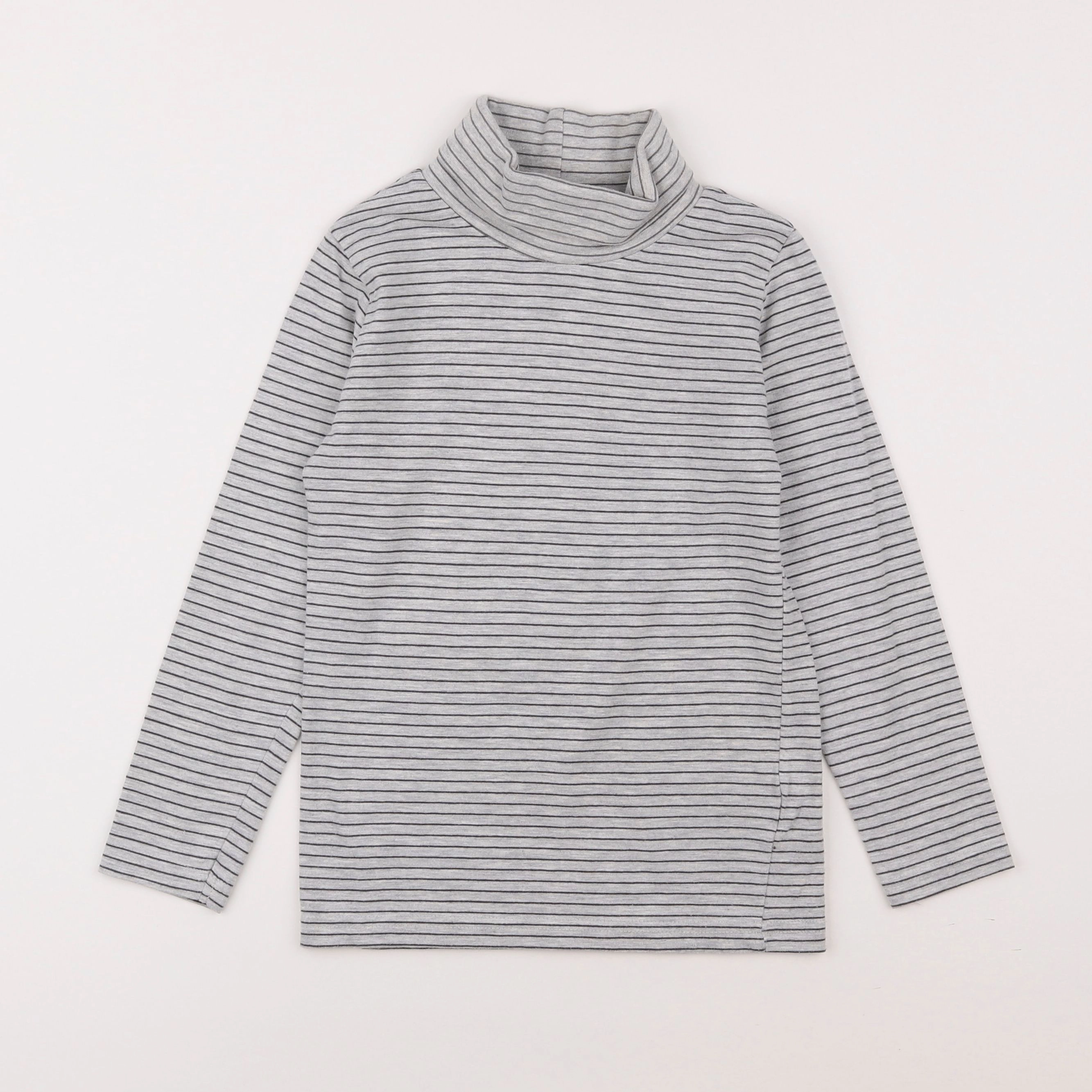 Vertbaudet - sous-pull gris - 8 ans