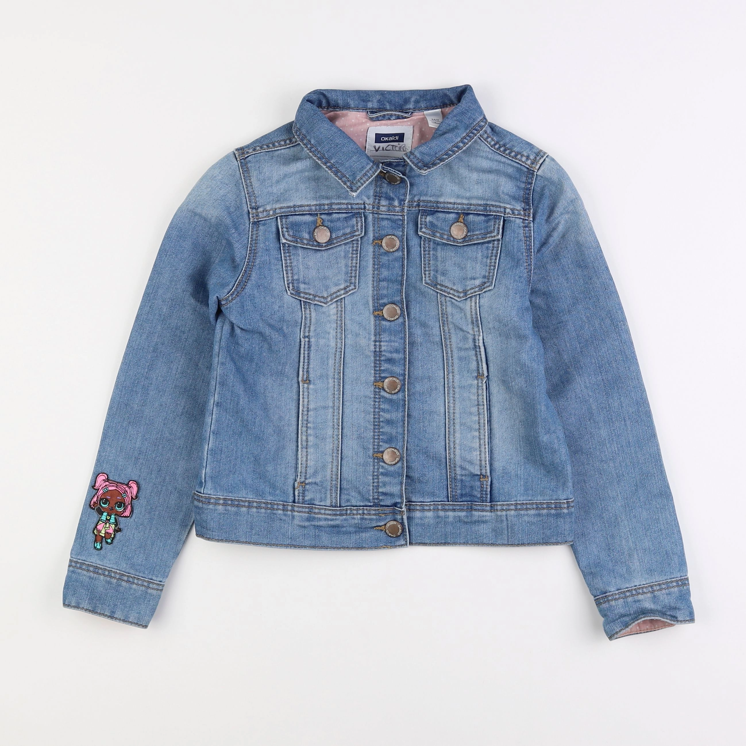 Okaidi - veste bleu - 8 ans