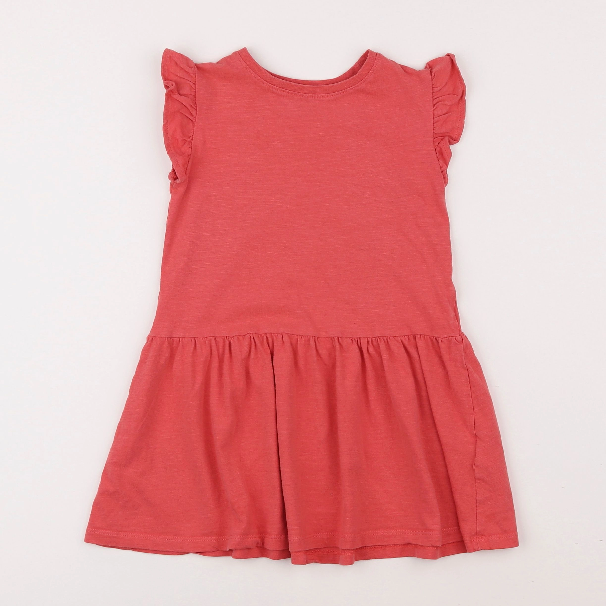 Vertbaudet - robe rouge - 4 ans