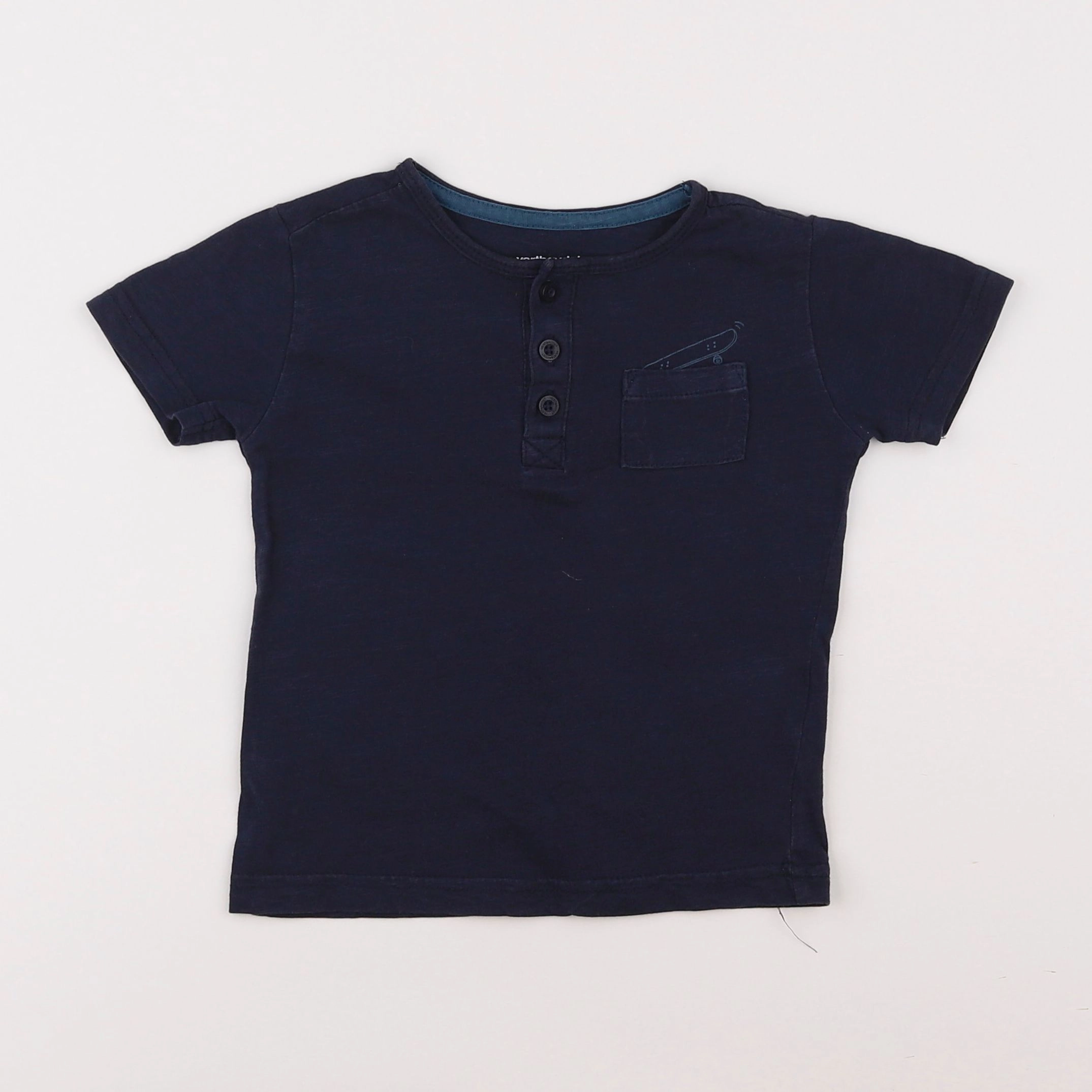 Vertbaudet - tee-shirt bleu - 3 ans