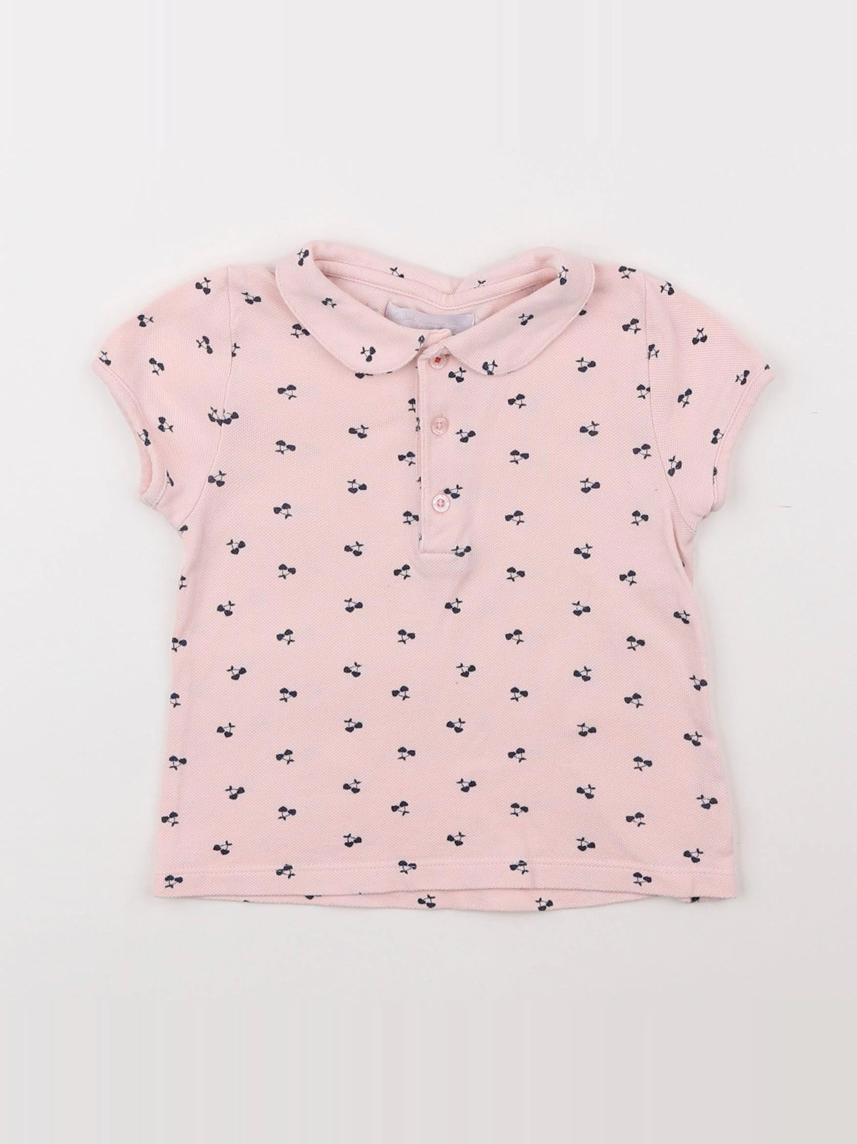 Cadet Rousselle - tee-shirt rose - 12 mois