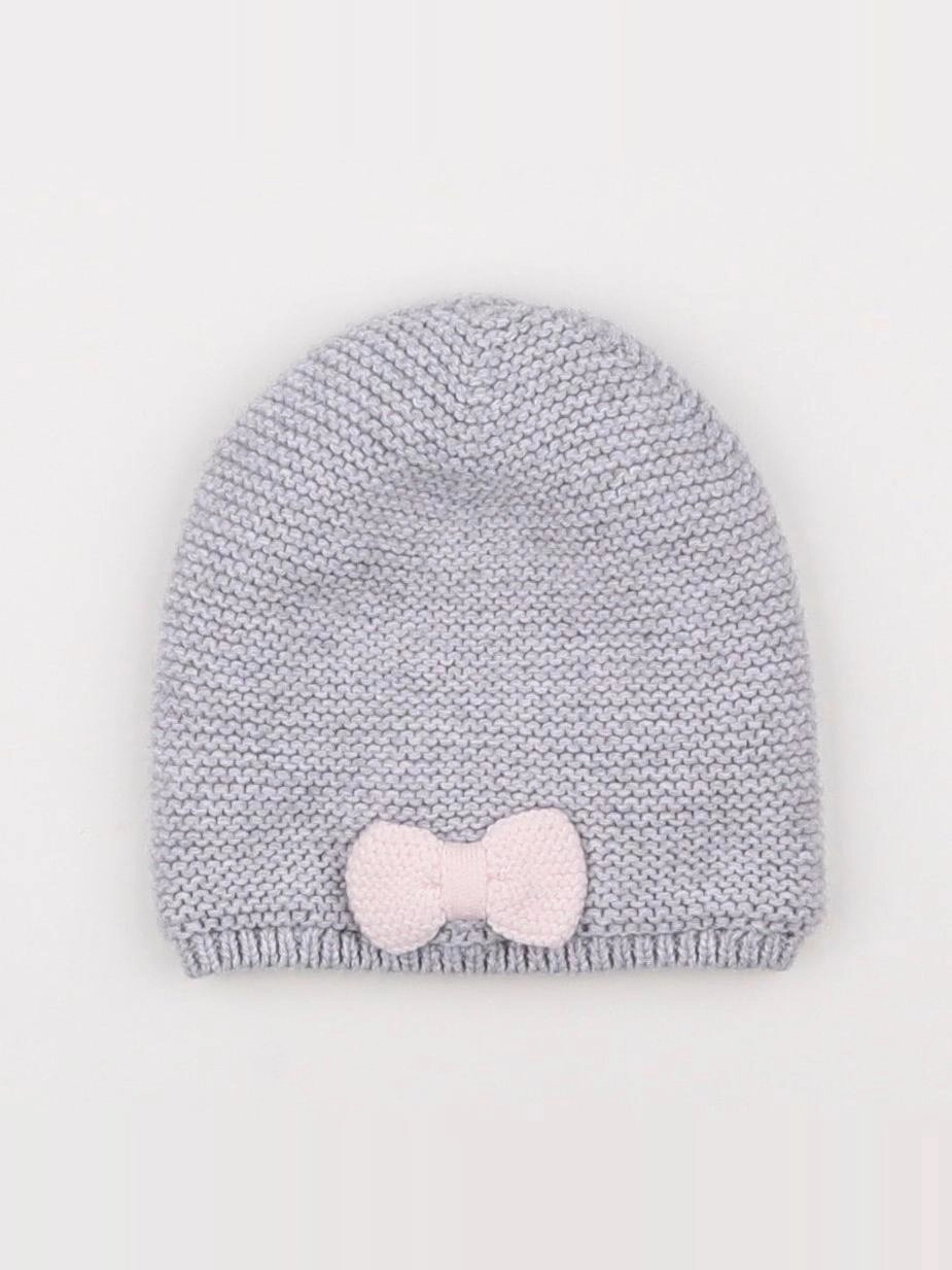 Jacadi - bonnet gris - 12 mois