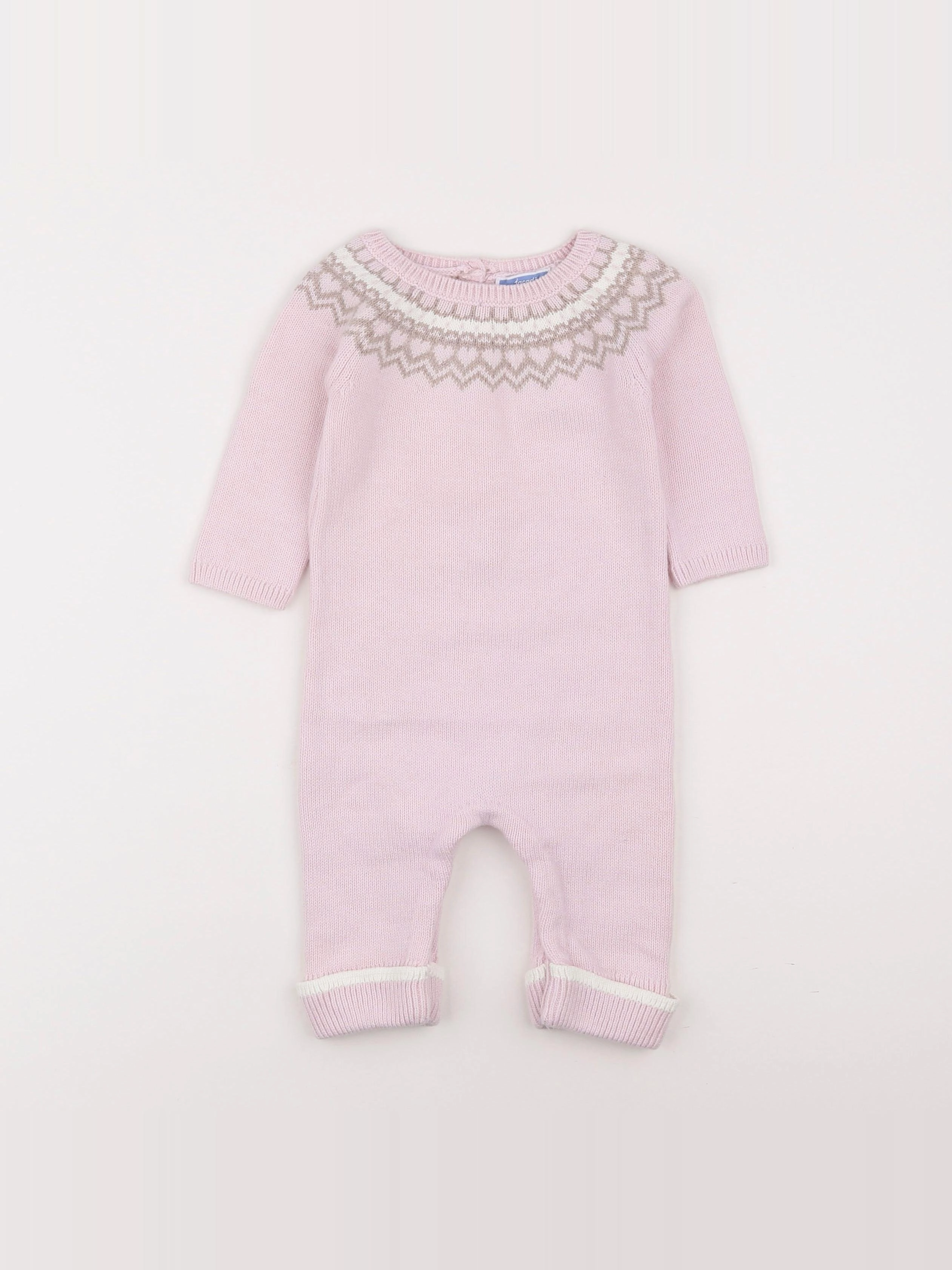 Jacadi - combinaison rose - 6 mois
