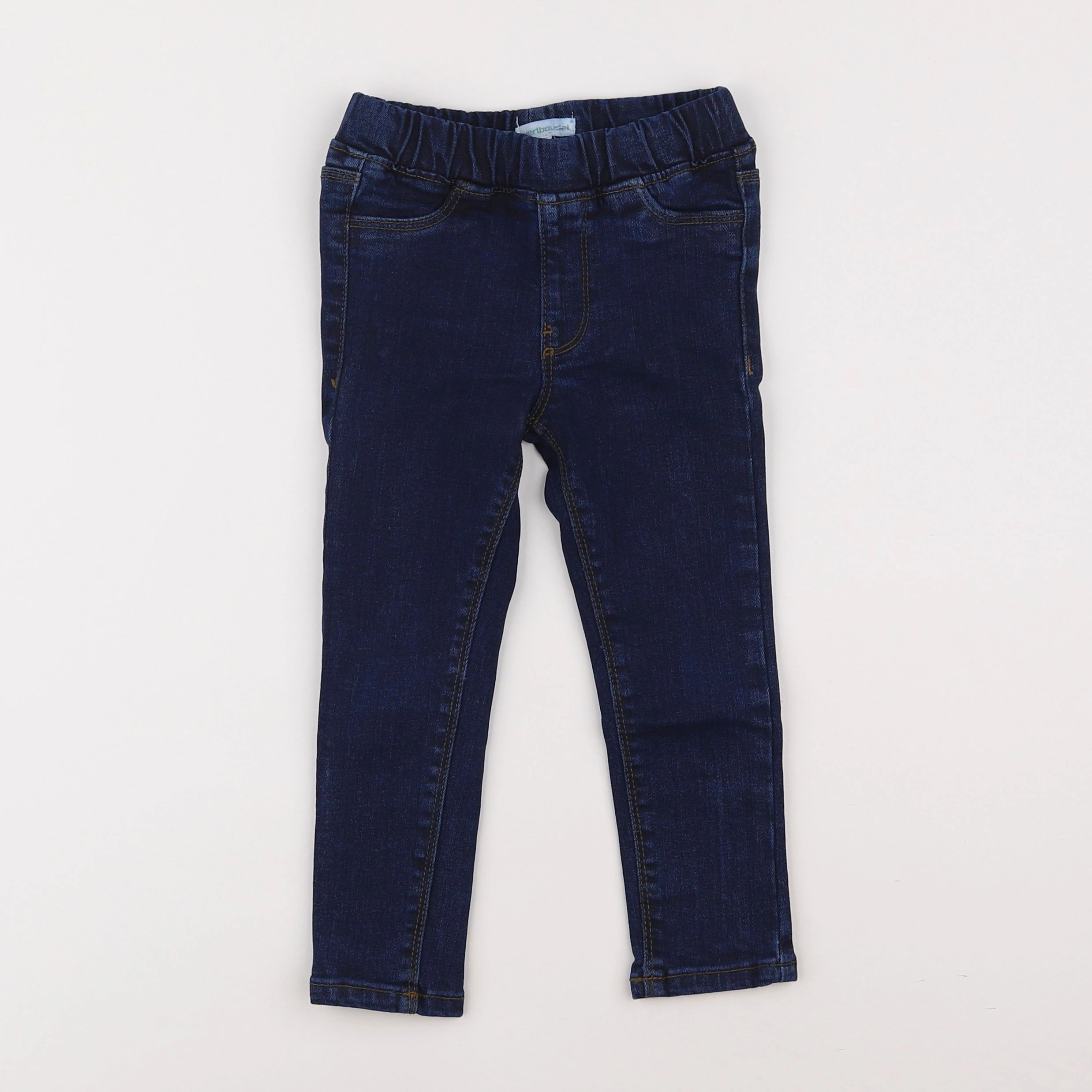 Vertbaudet - jegging bleu - 3 ans
