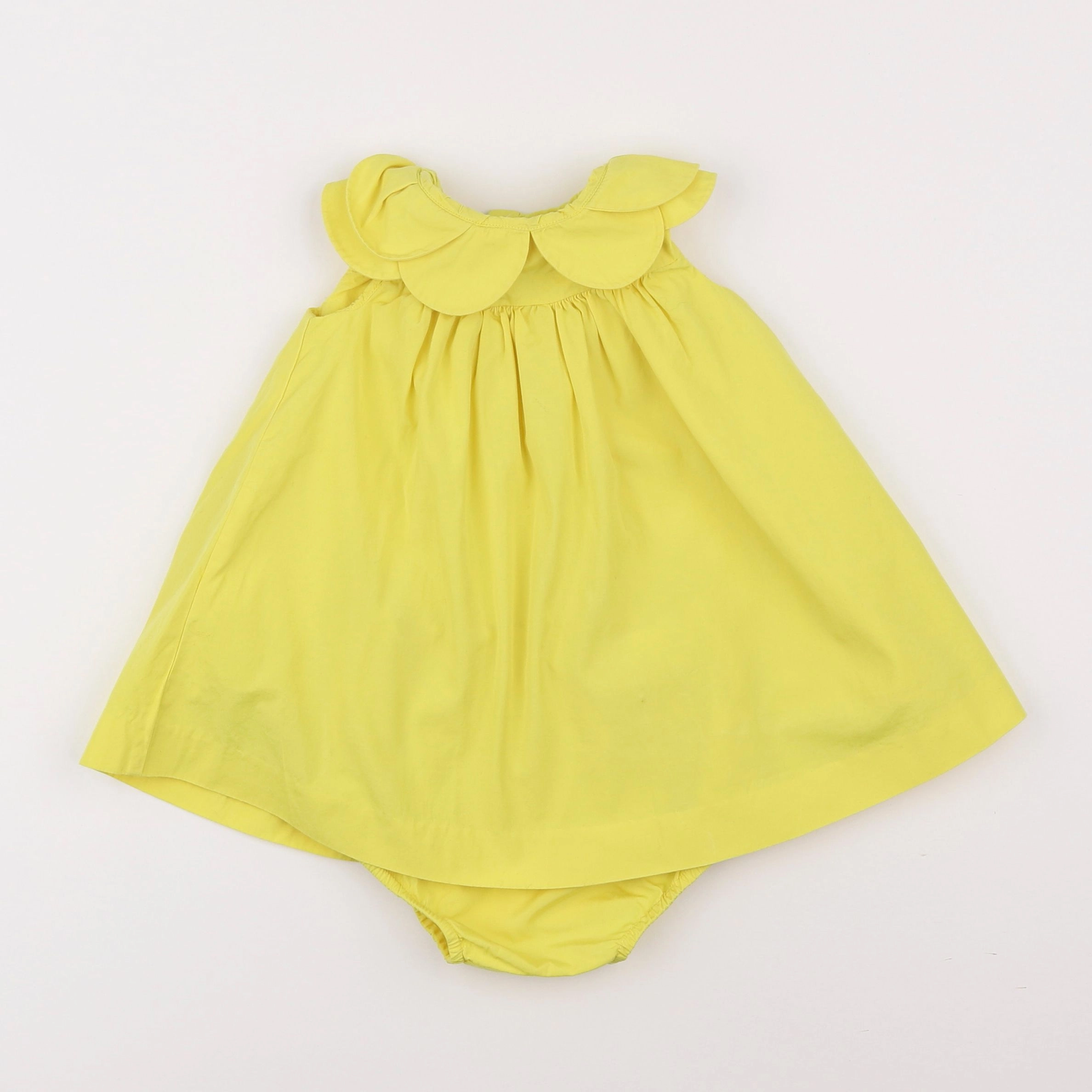 Jacadi - robe jaune - 12 mois