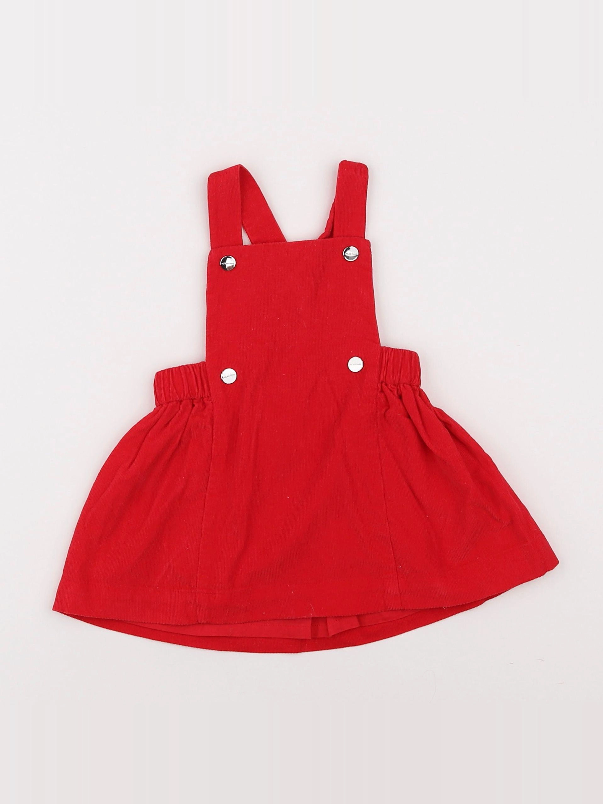 Jacadi - robe rouge - 12 mois