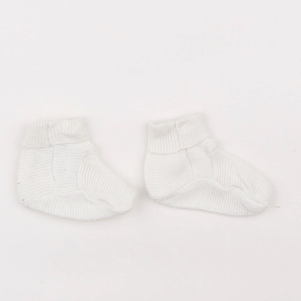 Vertbaudet - chaussons blanc - pointure 15/16