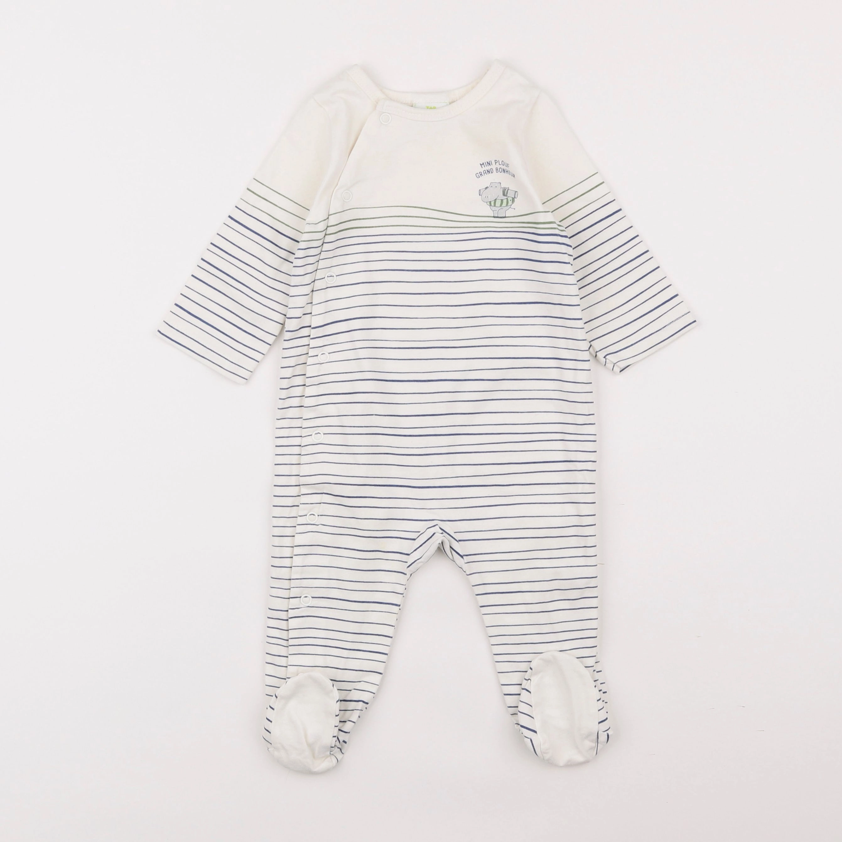Tape à l'oeil - pyjama coton beige - 6 mois