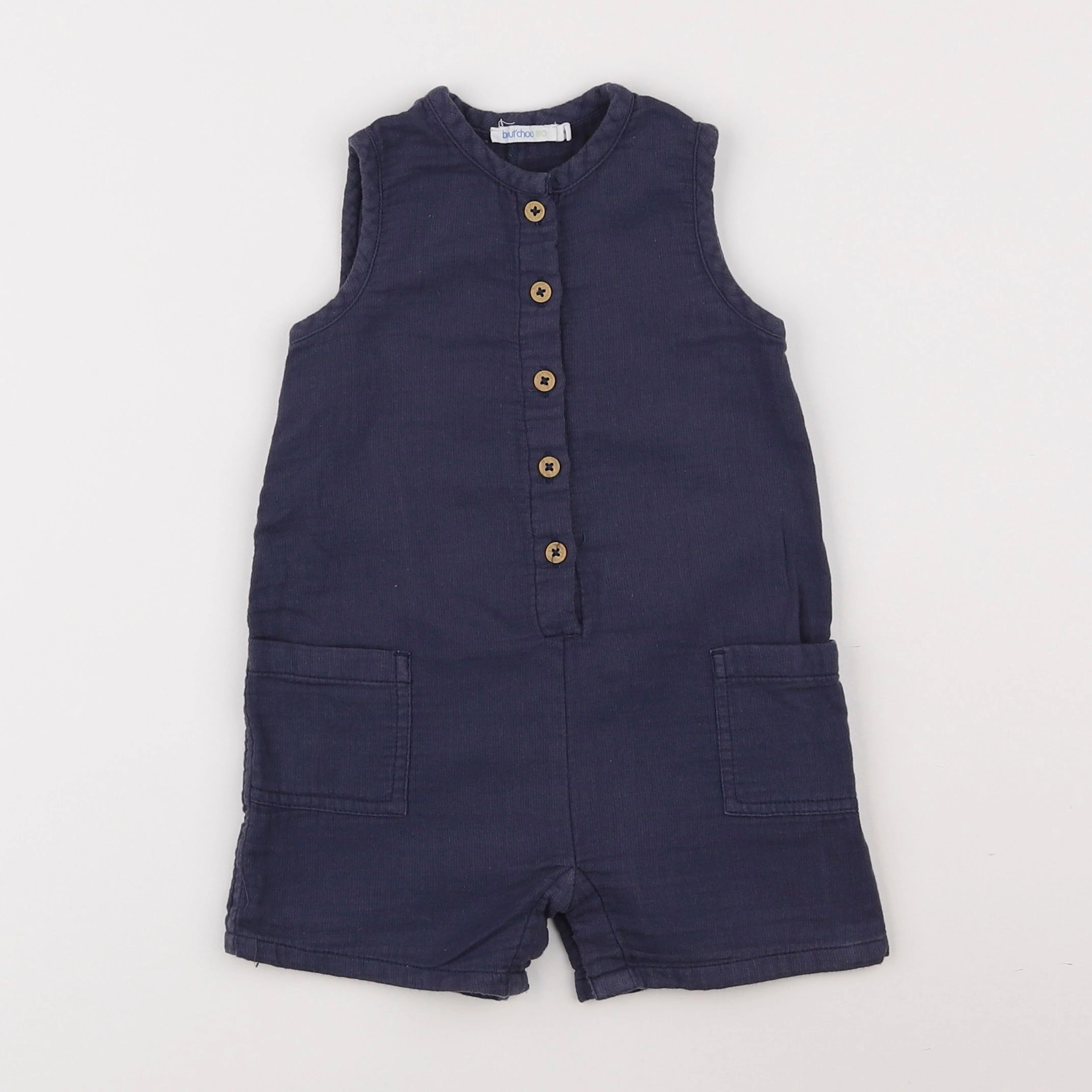 Boutchou - combinaison bleu - 9 mois