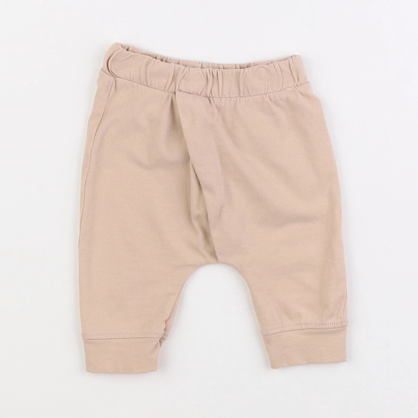 Vertbaudet - sarouel beige - 3 mois