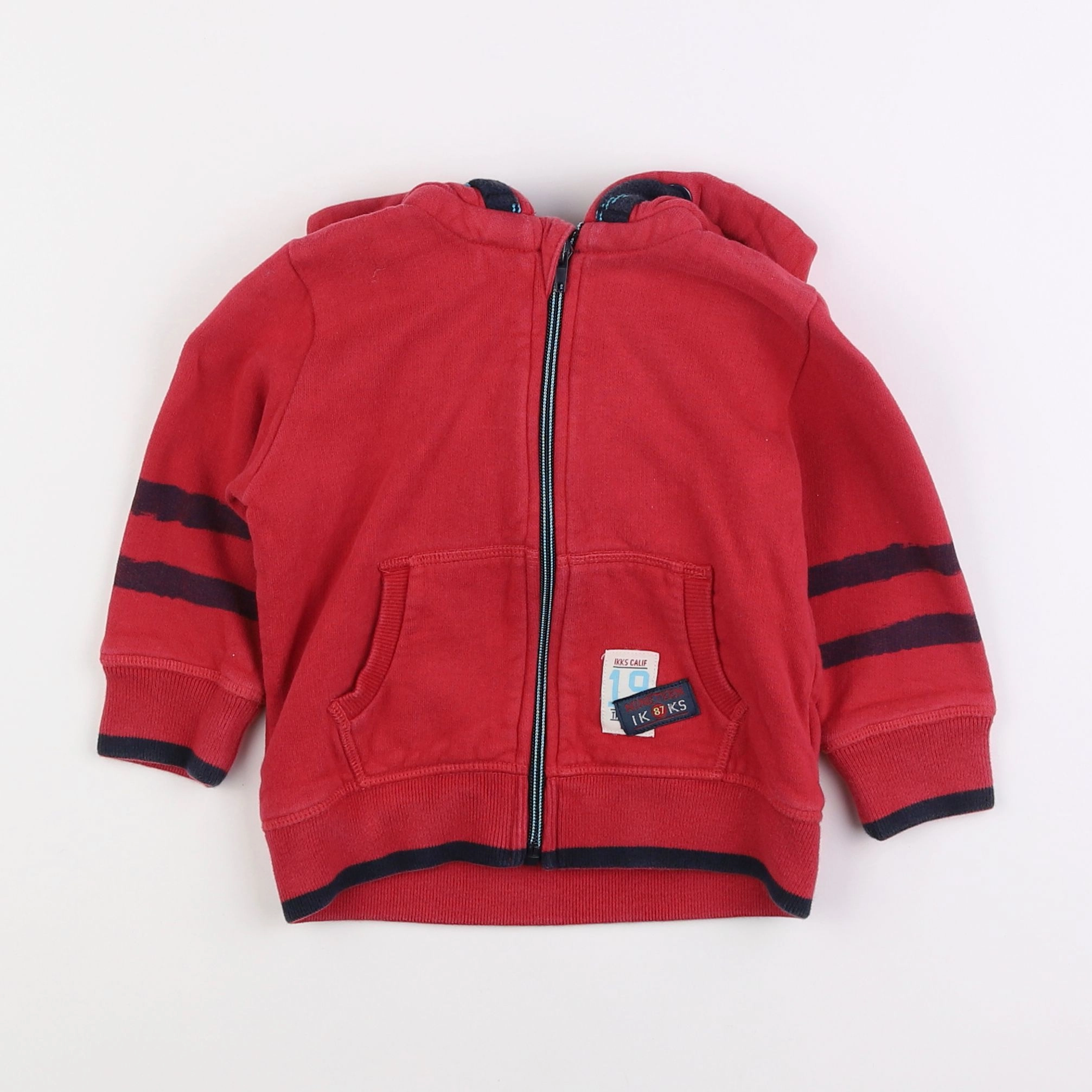 IKKS - sweat rouge - 2 ans