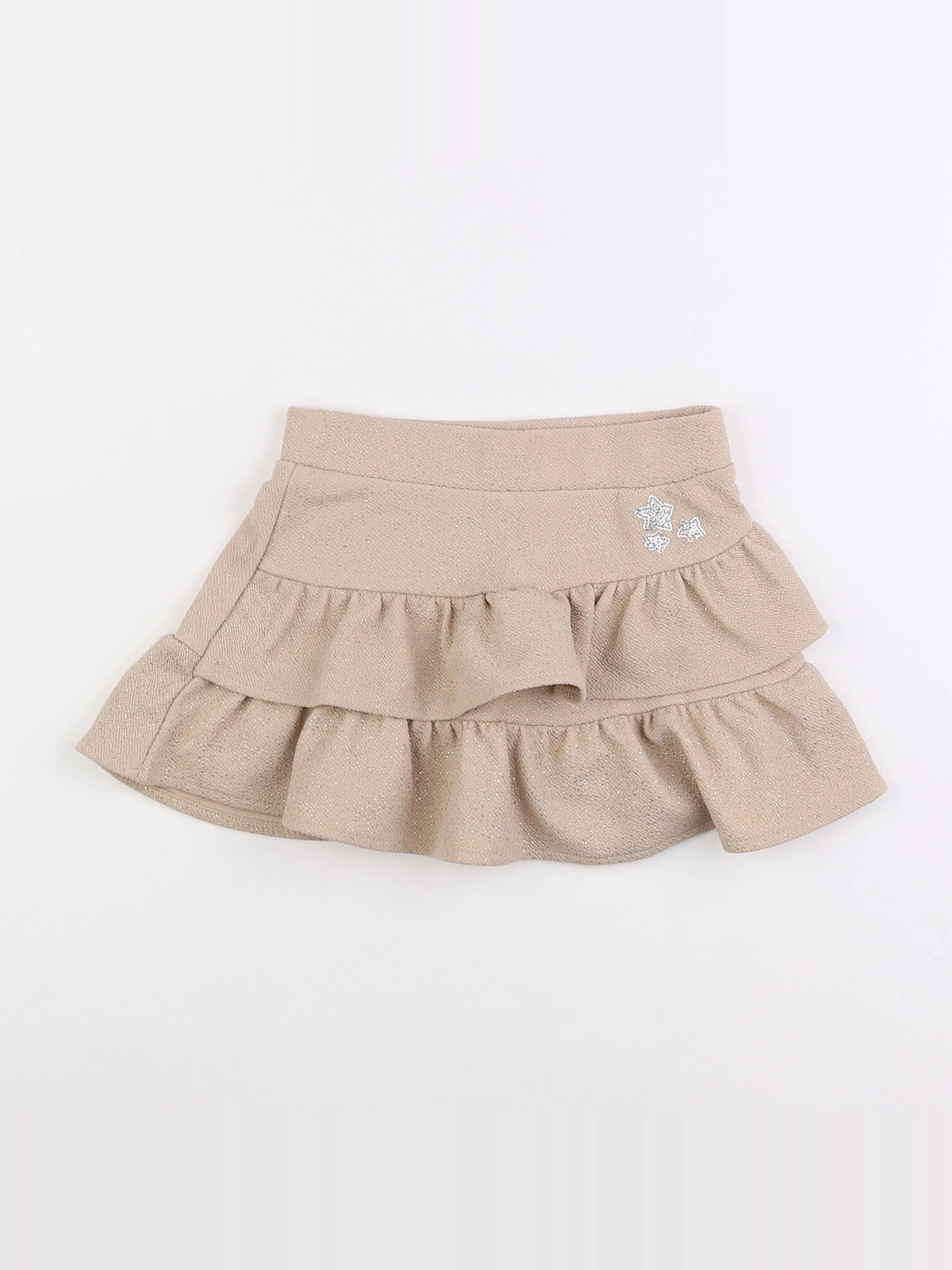 Vertbaudet - jupe beige - 3 ans