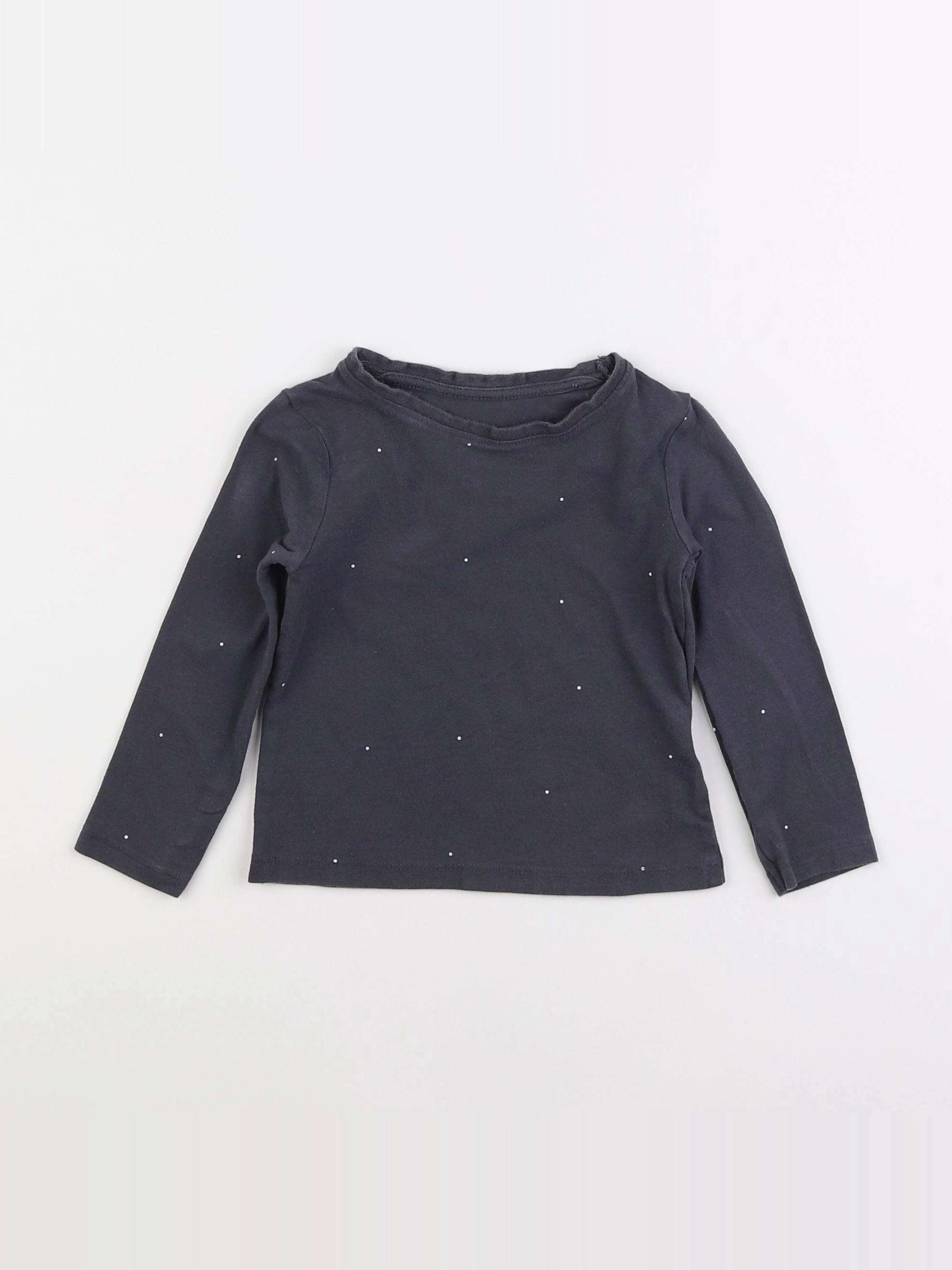 H&M - tee-shirt gris - 18 mois à 2 ans