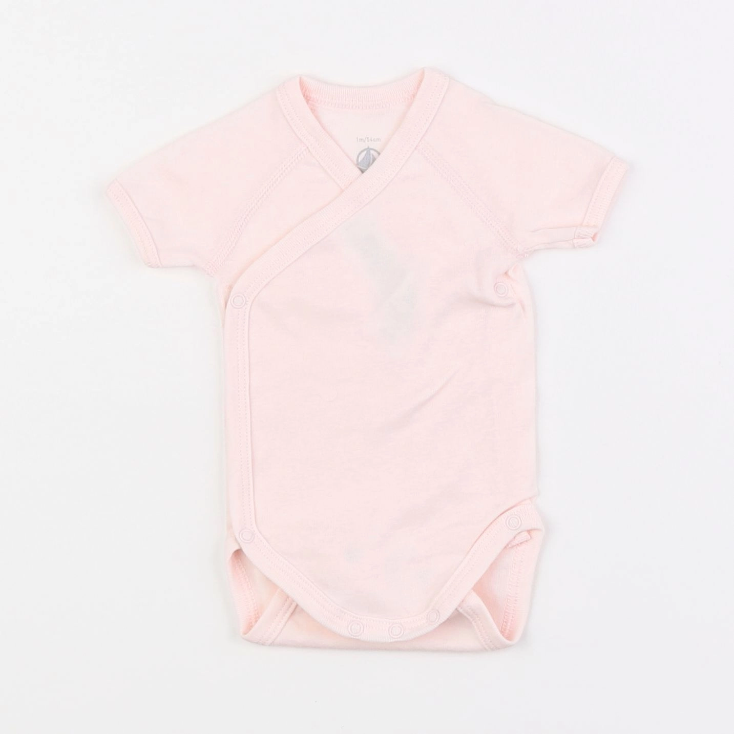 Petit Bateau - body rose - 1 mois