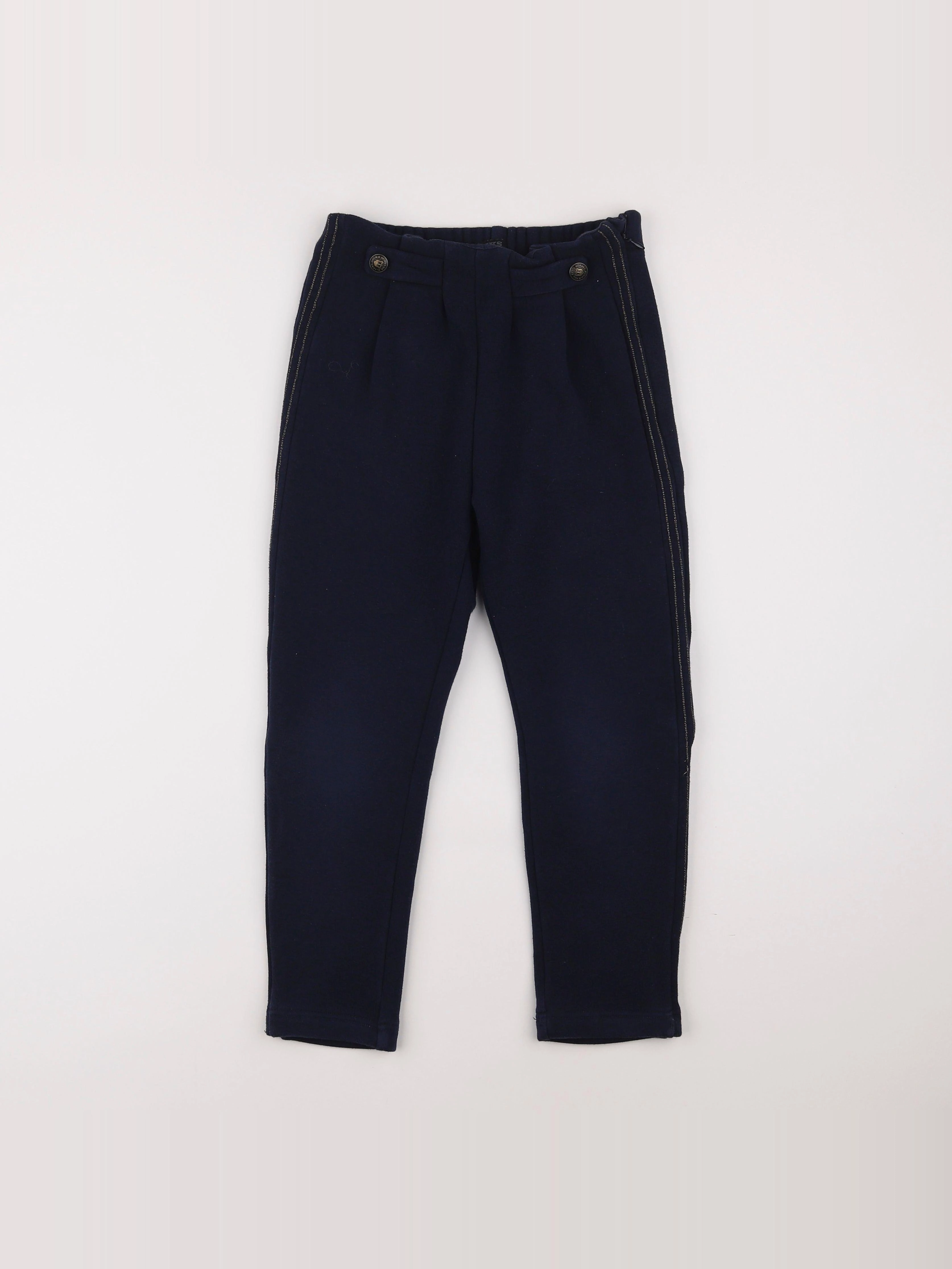 IKKS - pantalon bleu - 8 ans