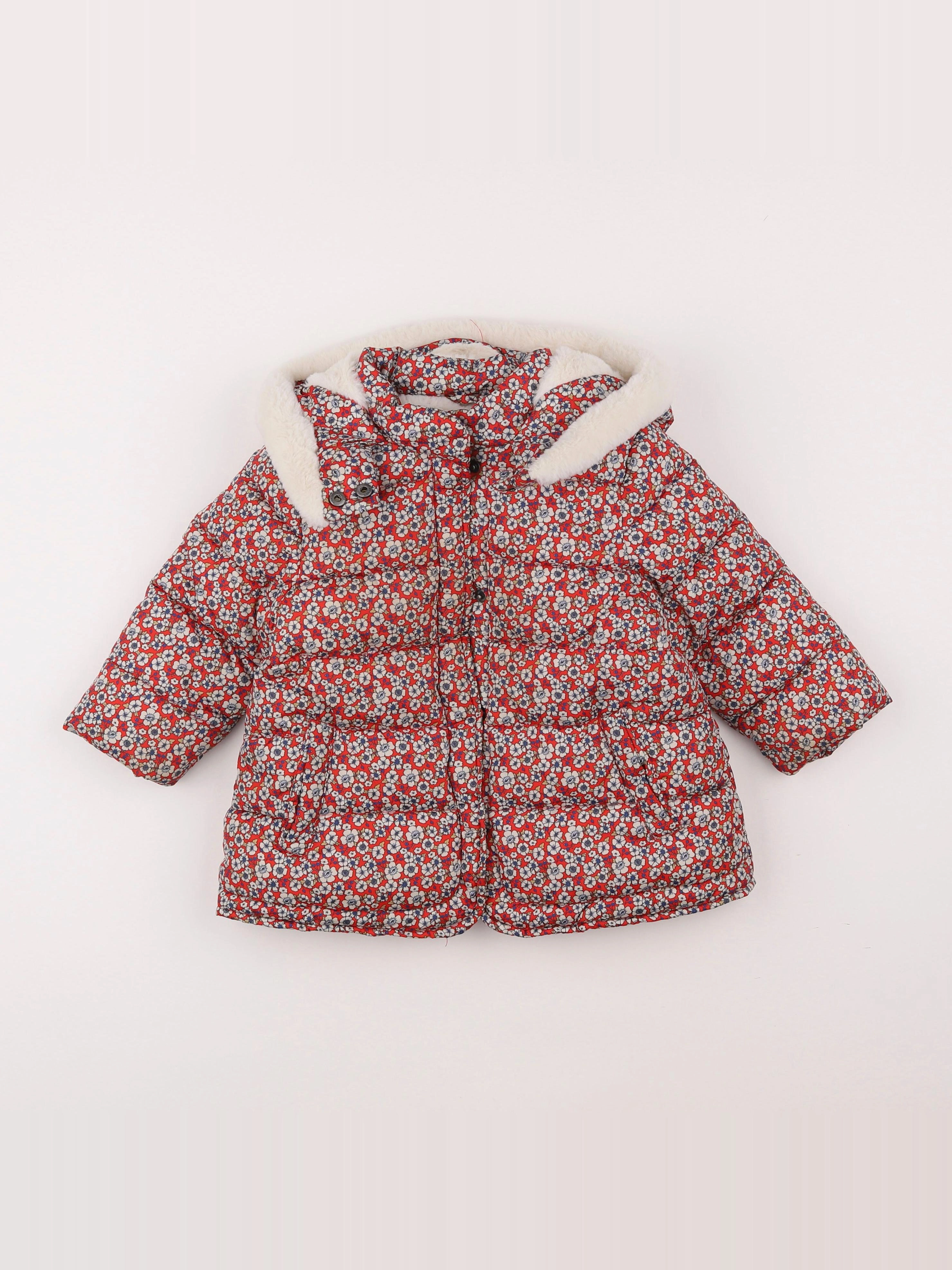 Boutchou - doudoune rouge - 2 ans
