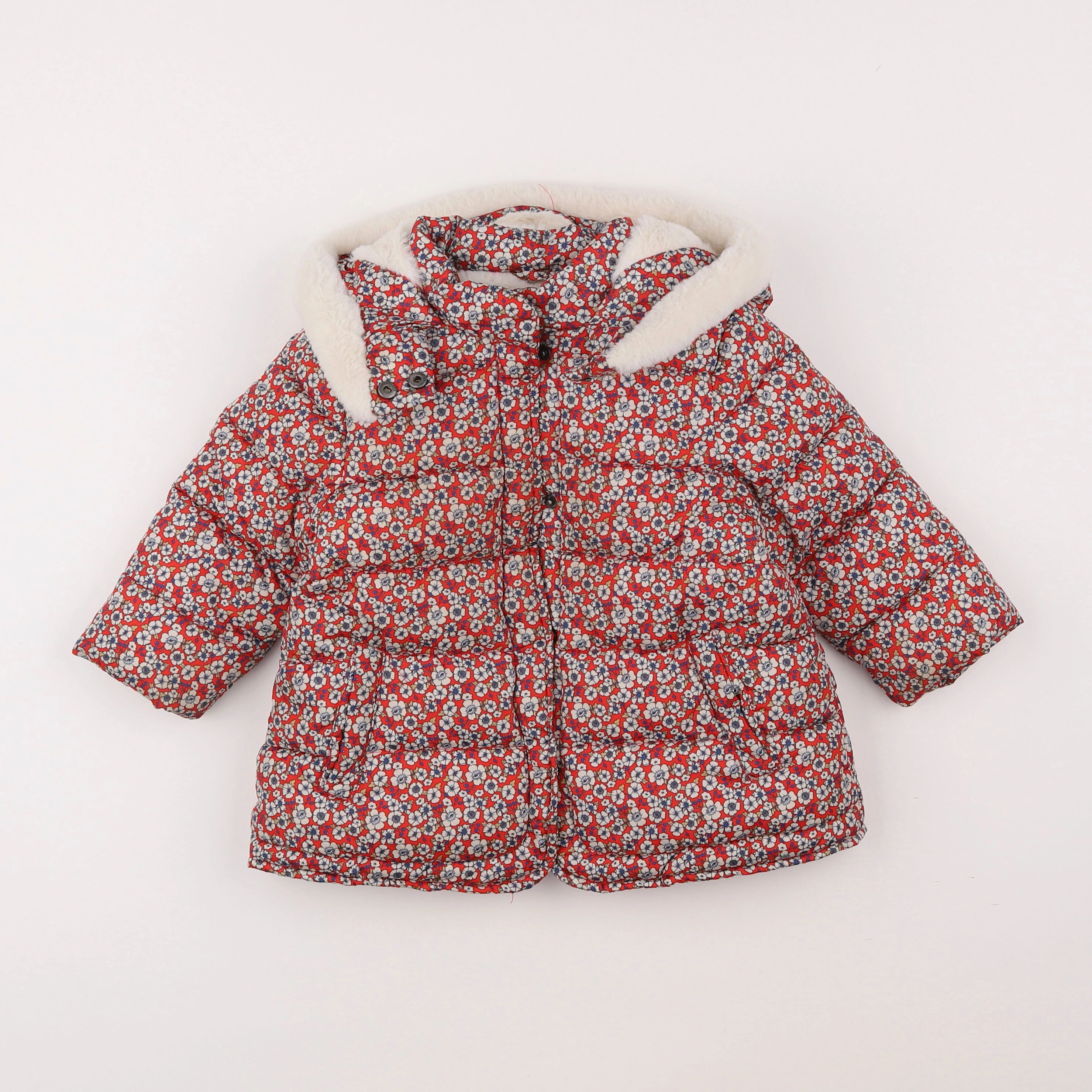 Boutchou - doudoune rouge - 2 ans
