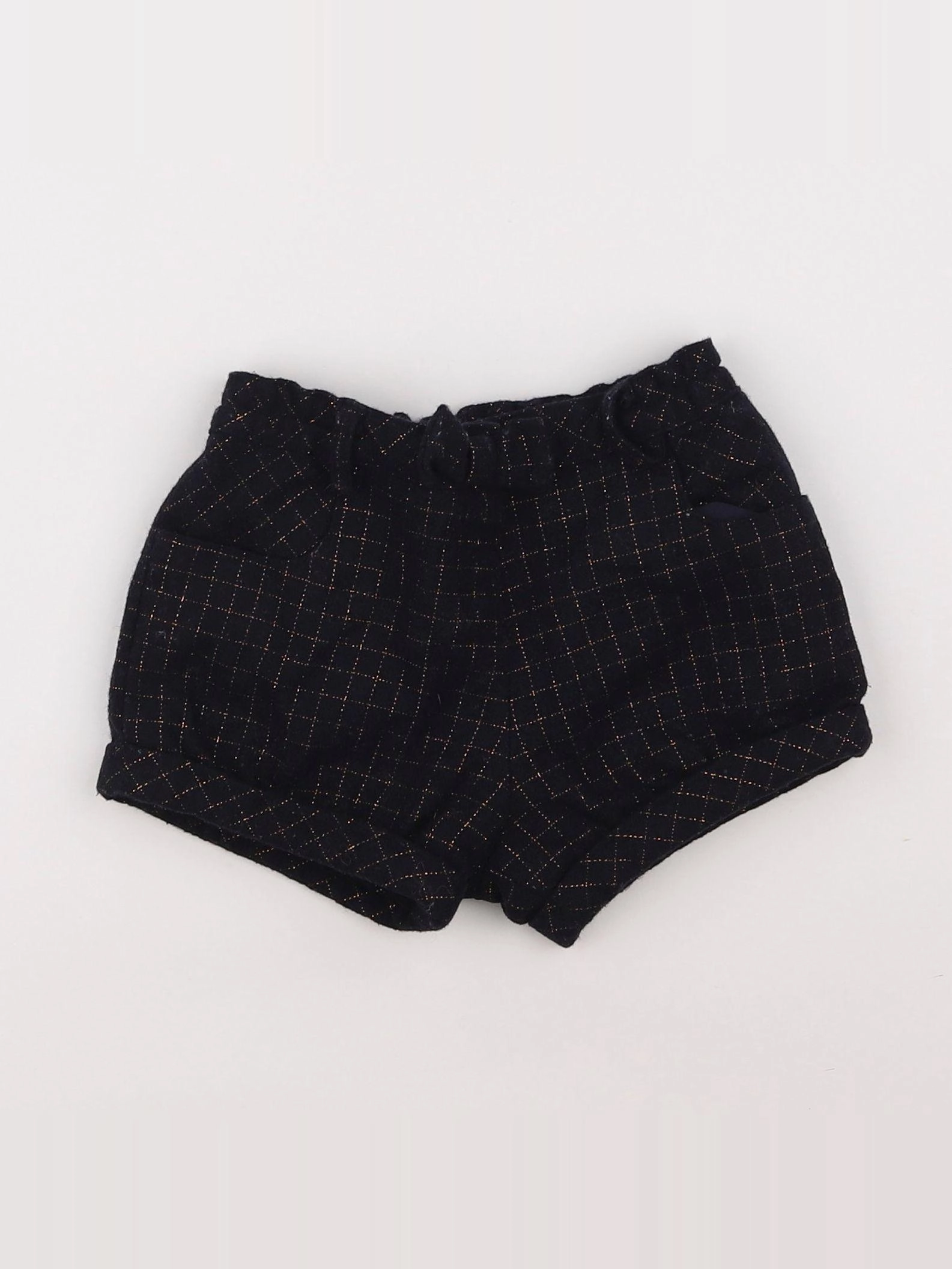 Cyrillus - short doublé bleu - 18 mois