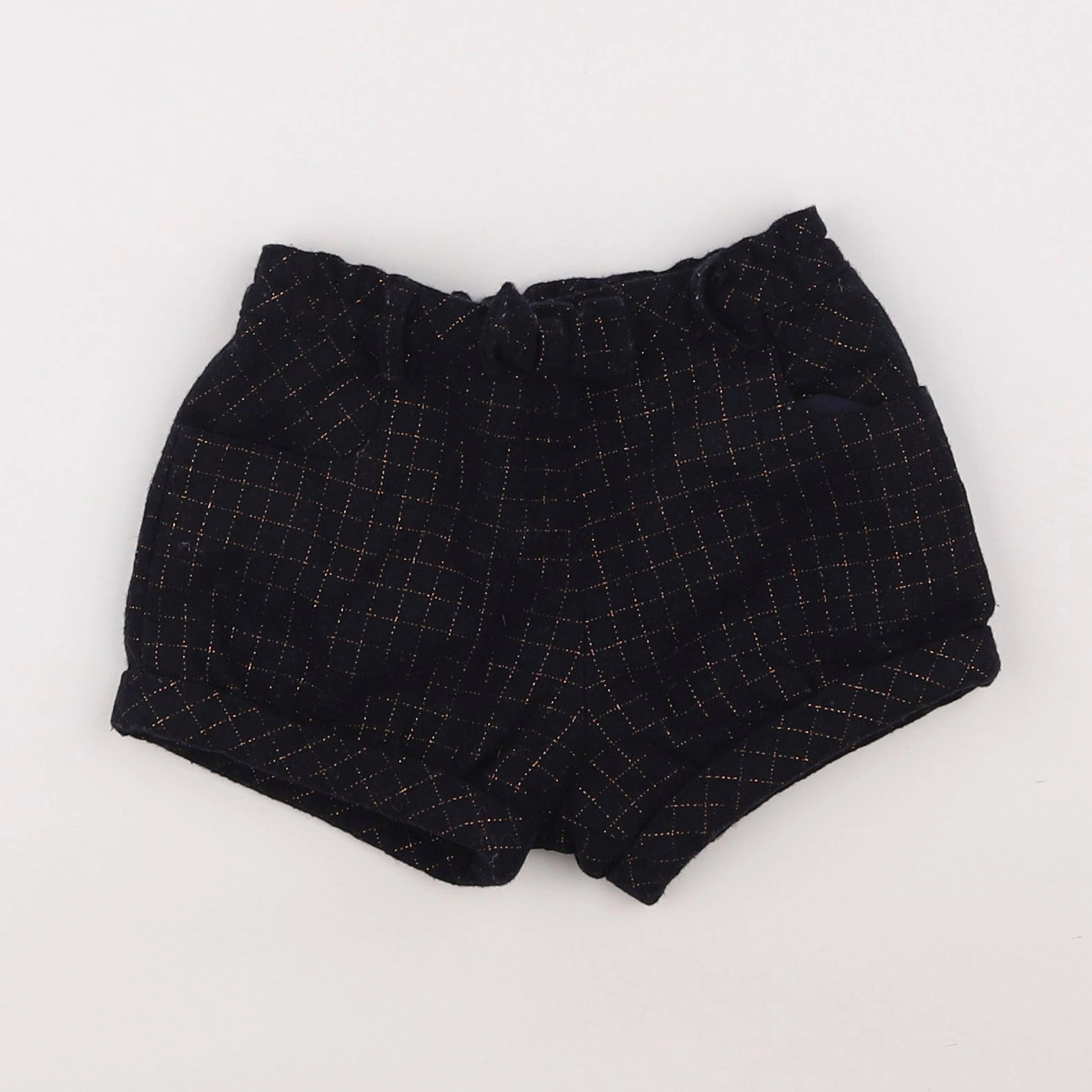 Cyrillus - short doublé bleu - 18 mois